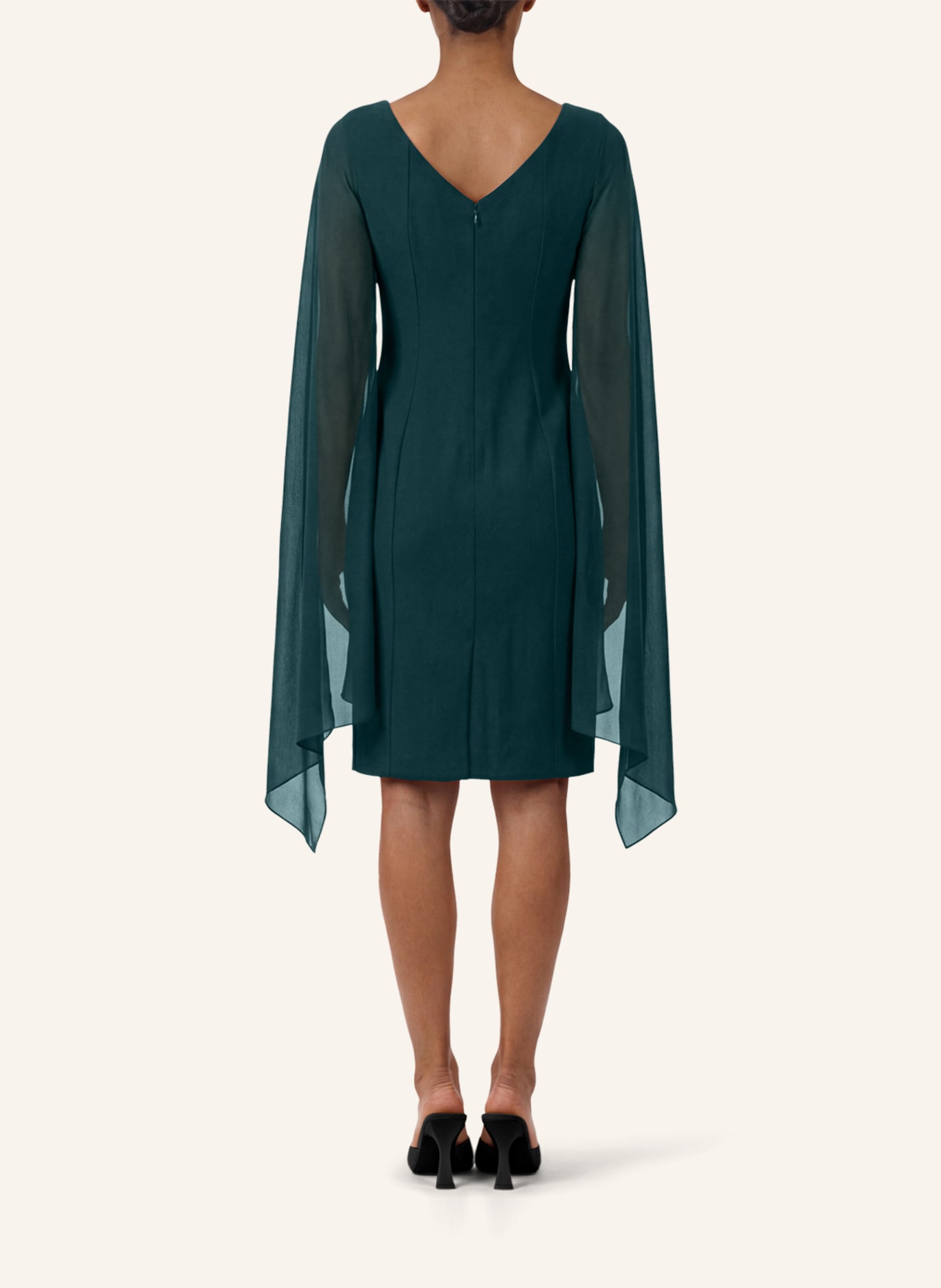 APART Cocktailkleid: DUNKELGRÜN