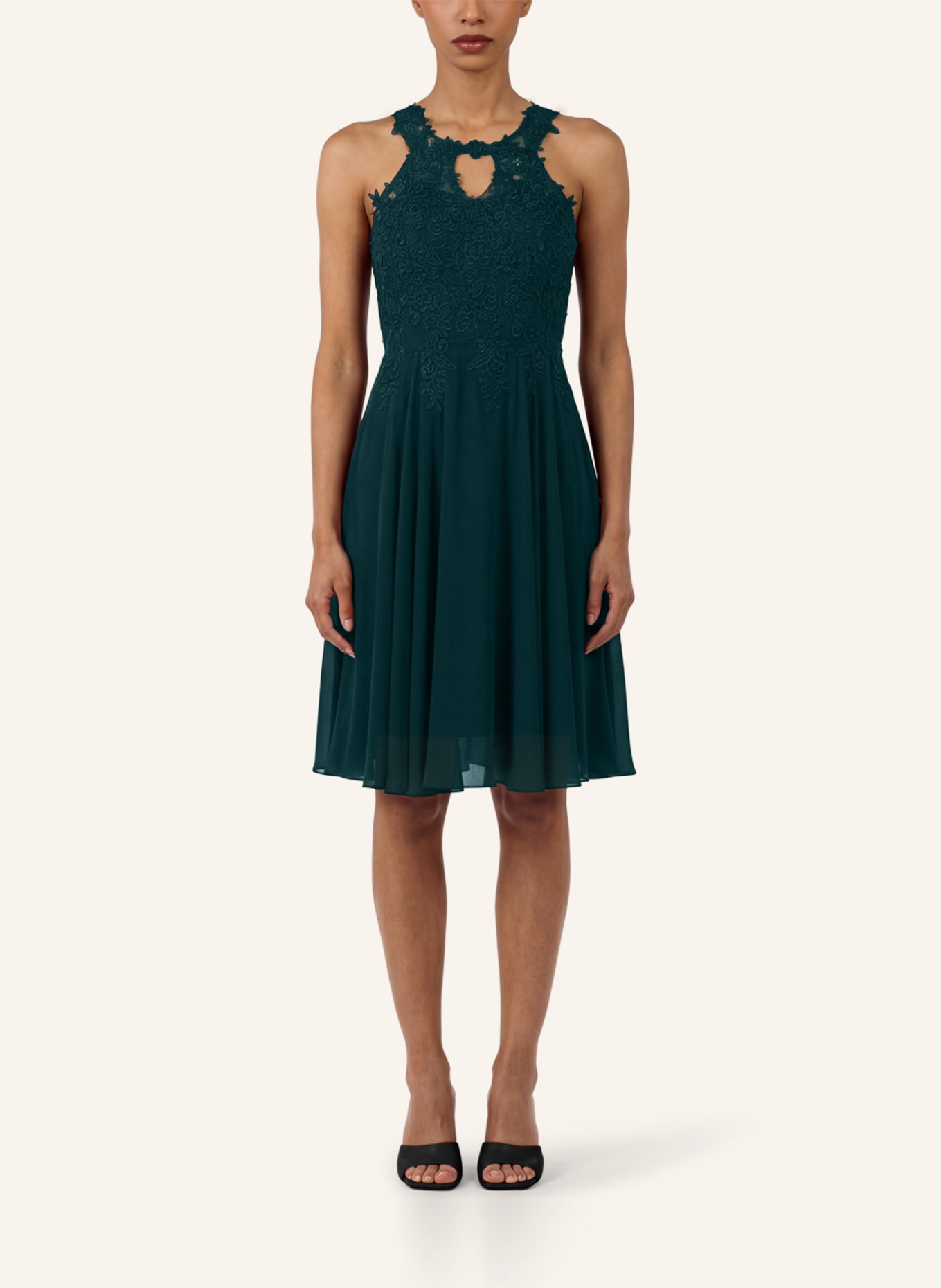 APART Cocktailkleid: DUNKELGRÜN