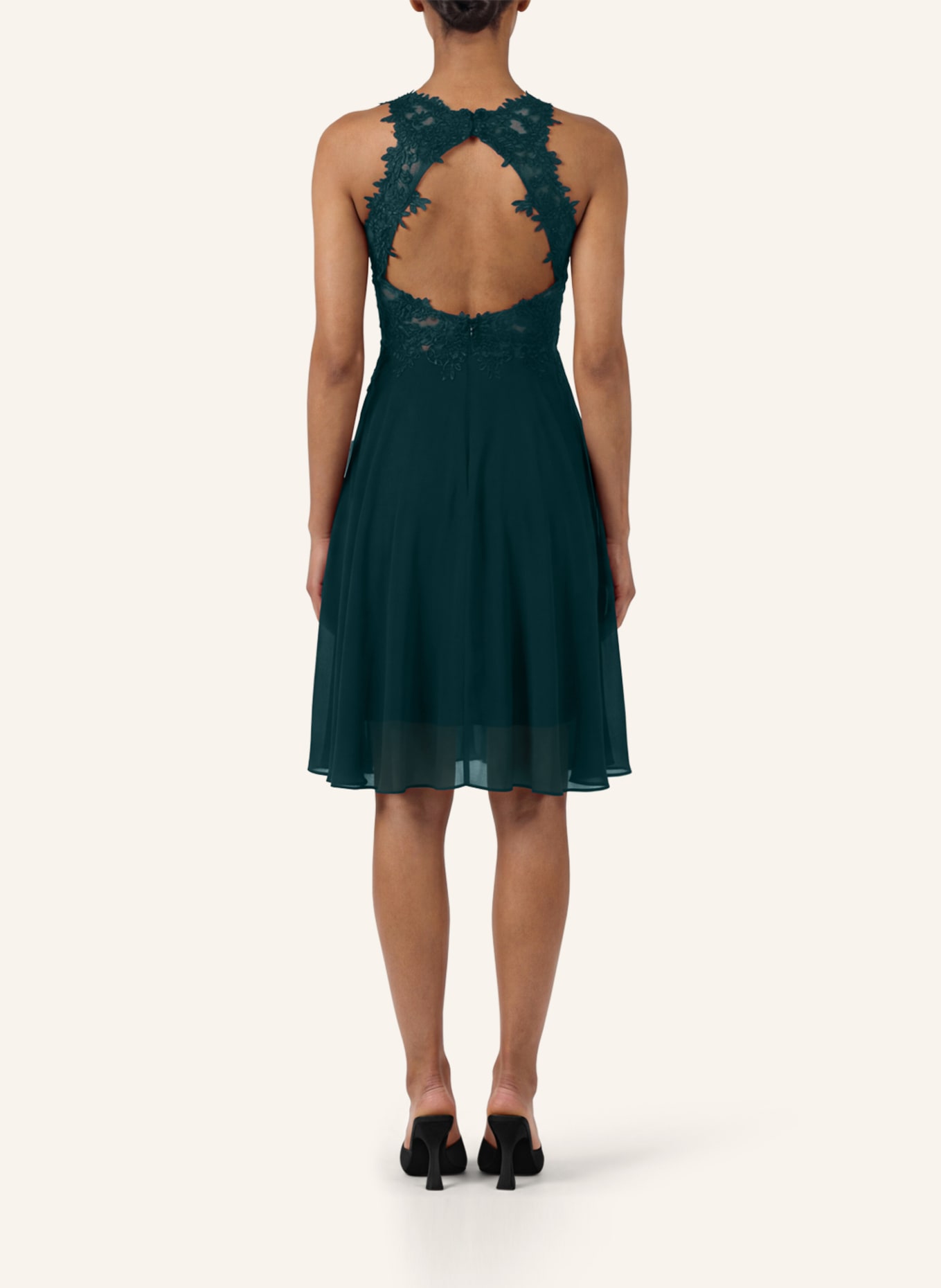 APART Cocktailkleid: DUNKELGRÜN