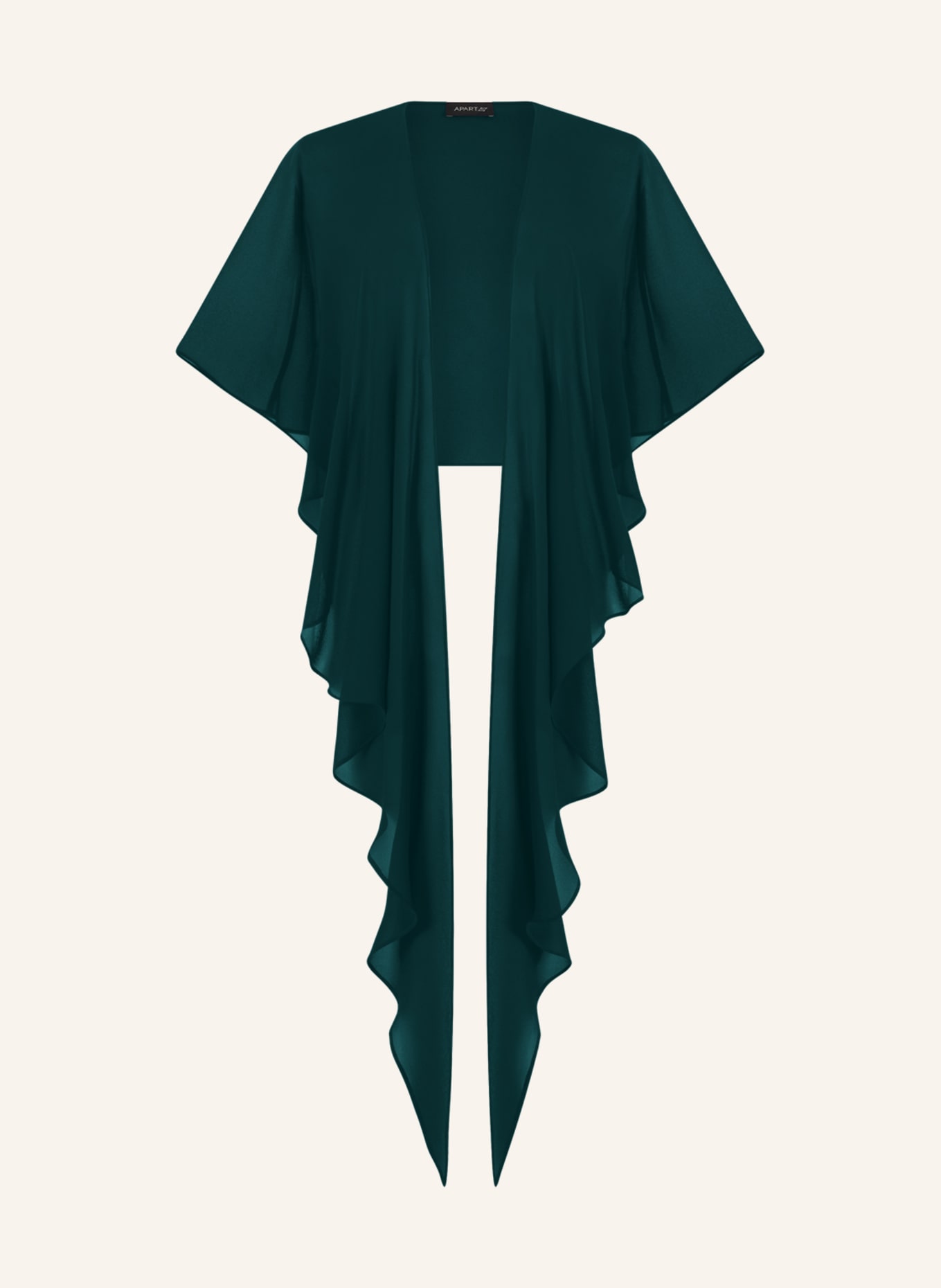 APART Chiffonstola: DUNKELGRÜN