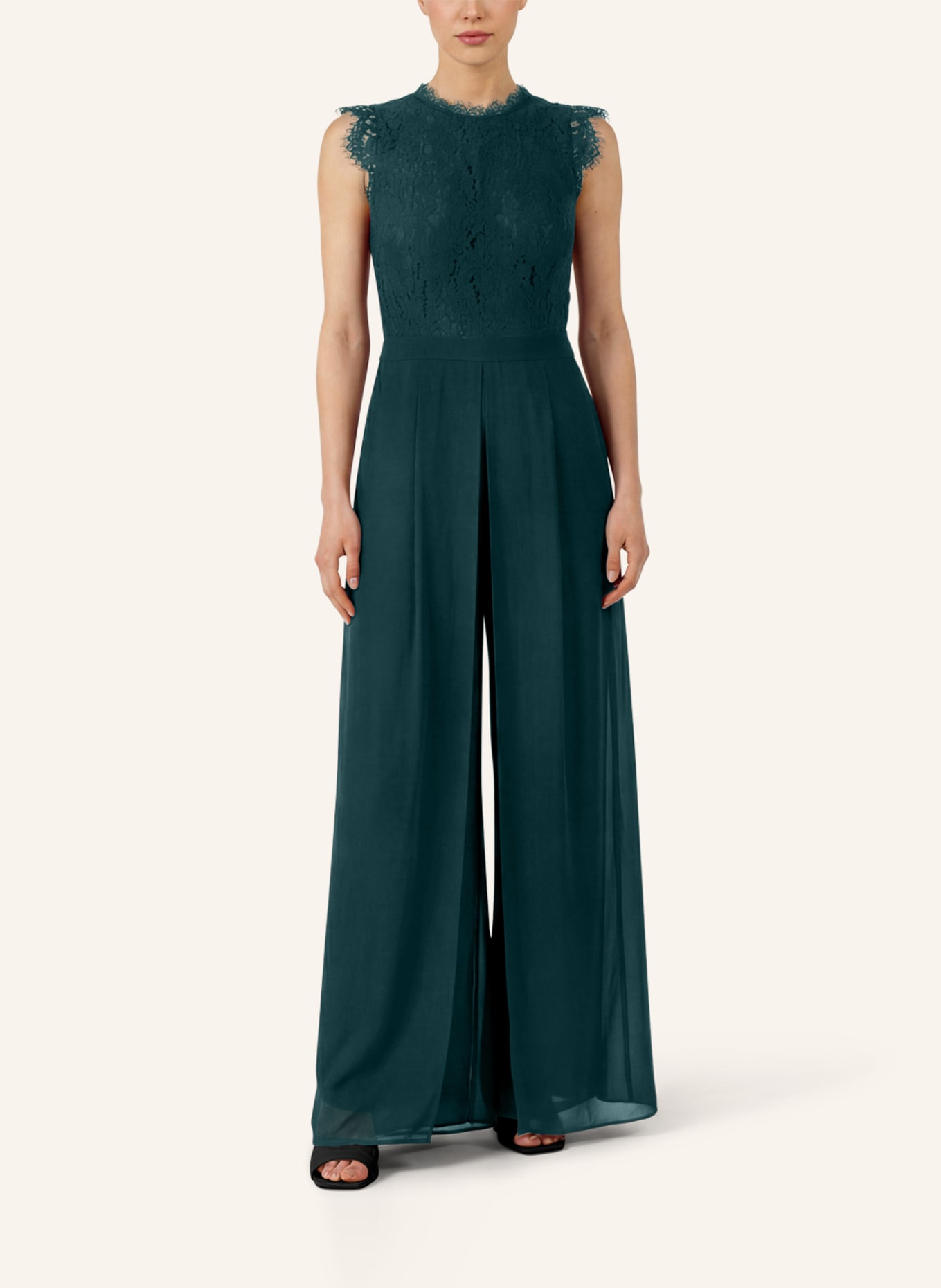 APART Overall mit Spitzenoberteil: DUNKELGRÜN