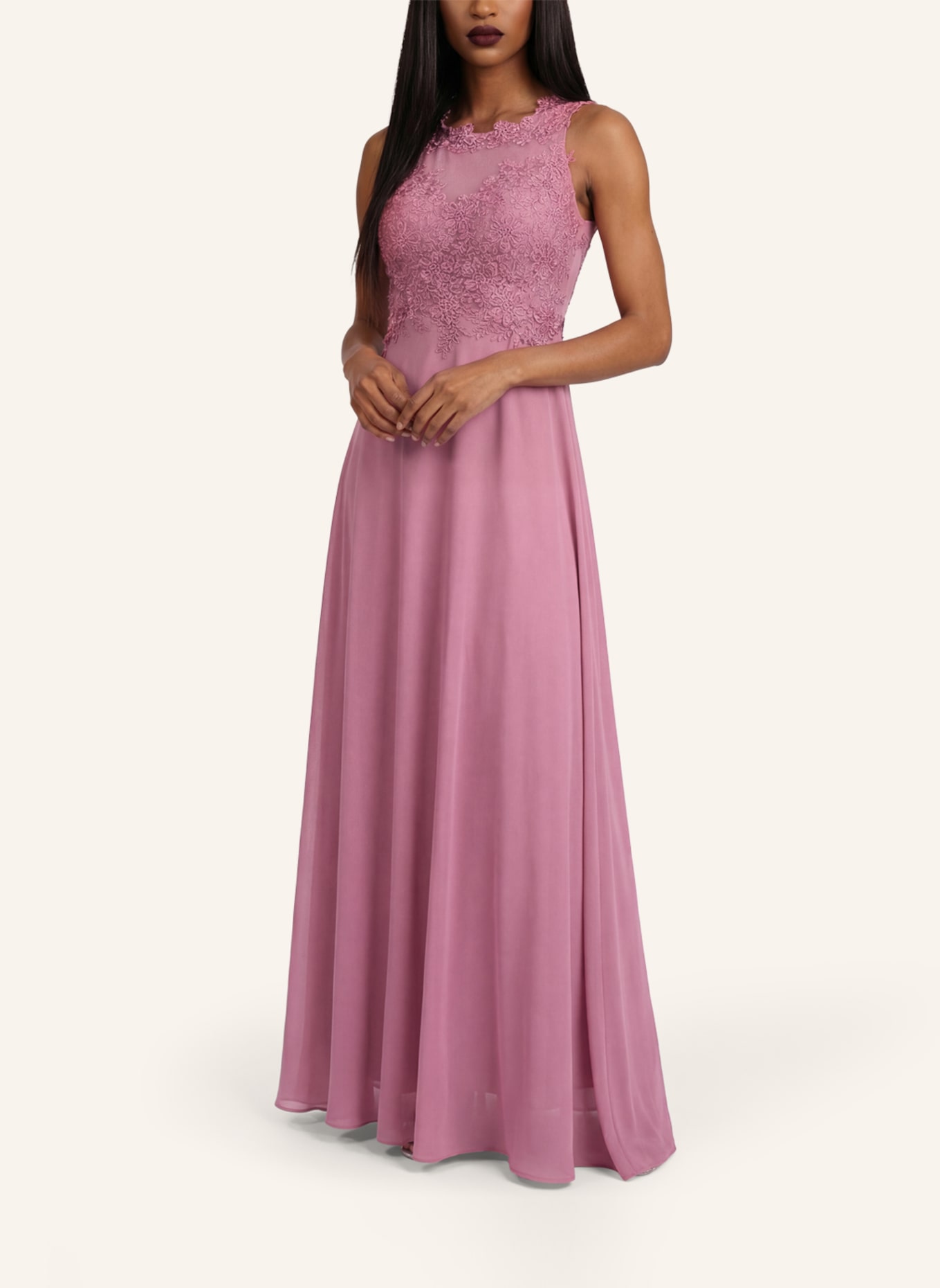 APART Abendkleid mit Spitze: ROSÉ