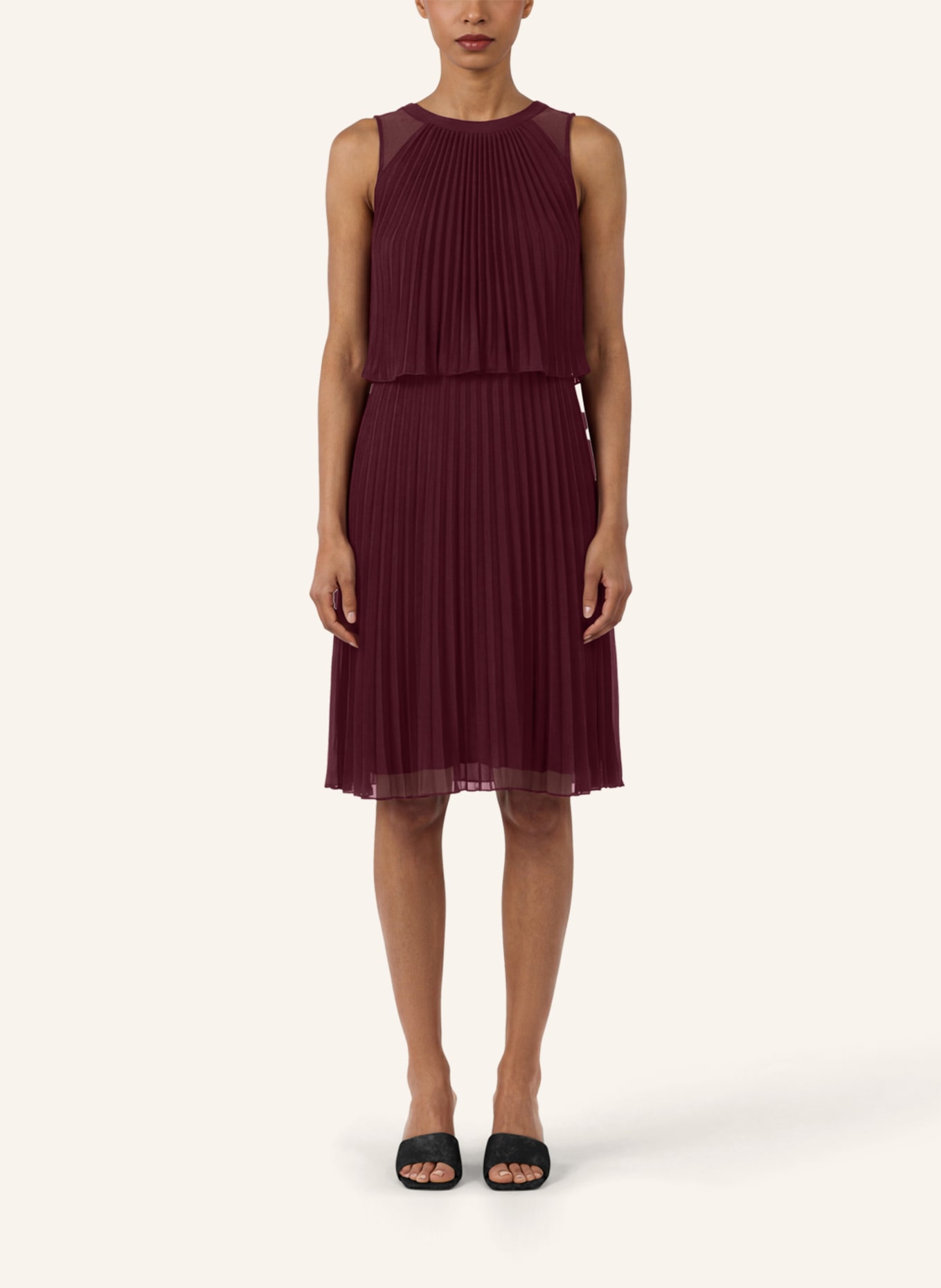 APART Chiffonkleid: ROT