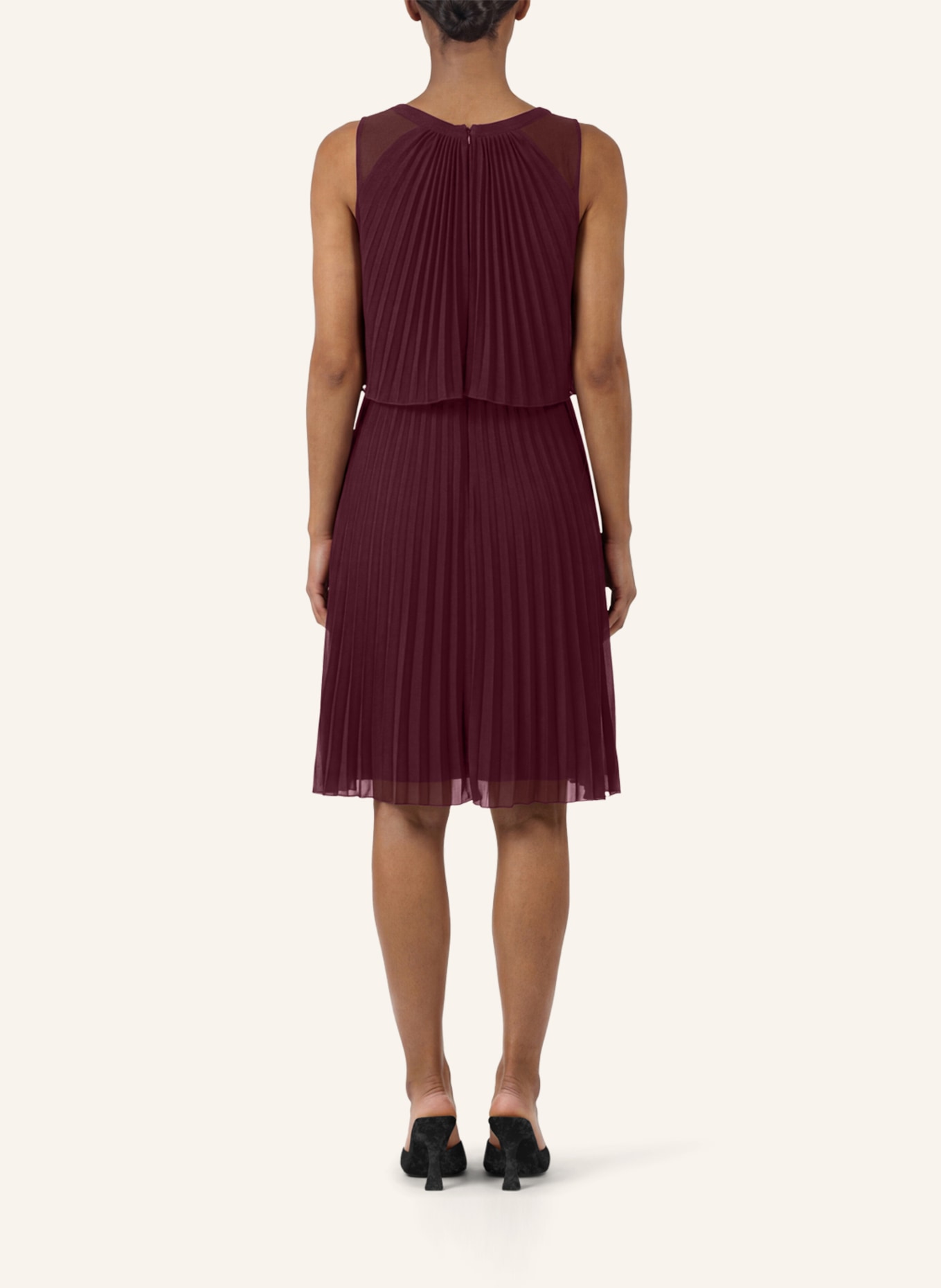 APART Chiffonkleid: ROT