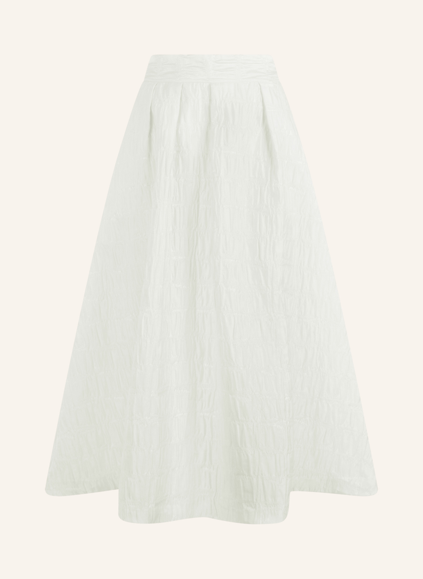 APART Midi Jacquardrock: CREME