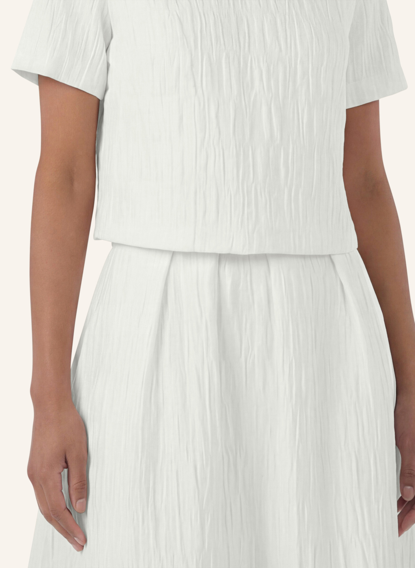 APART Midi Jacquardrock: CREME