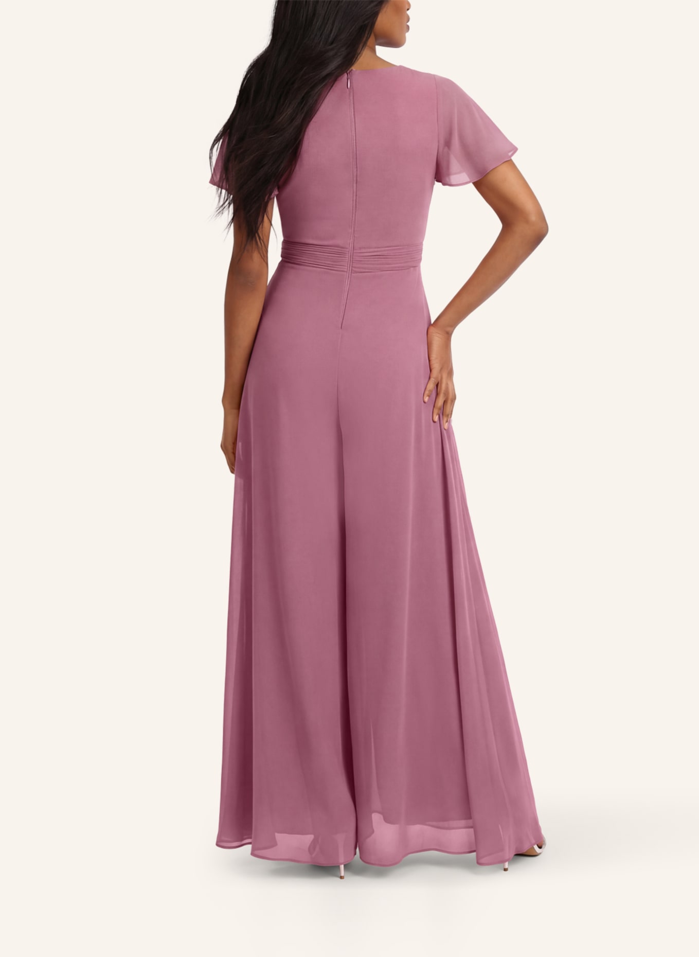 APART Jumpsuit mit Volants: ROSÉ