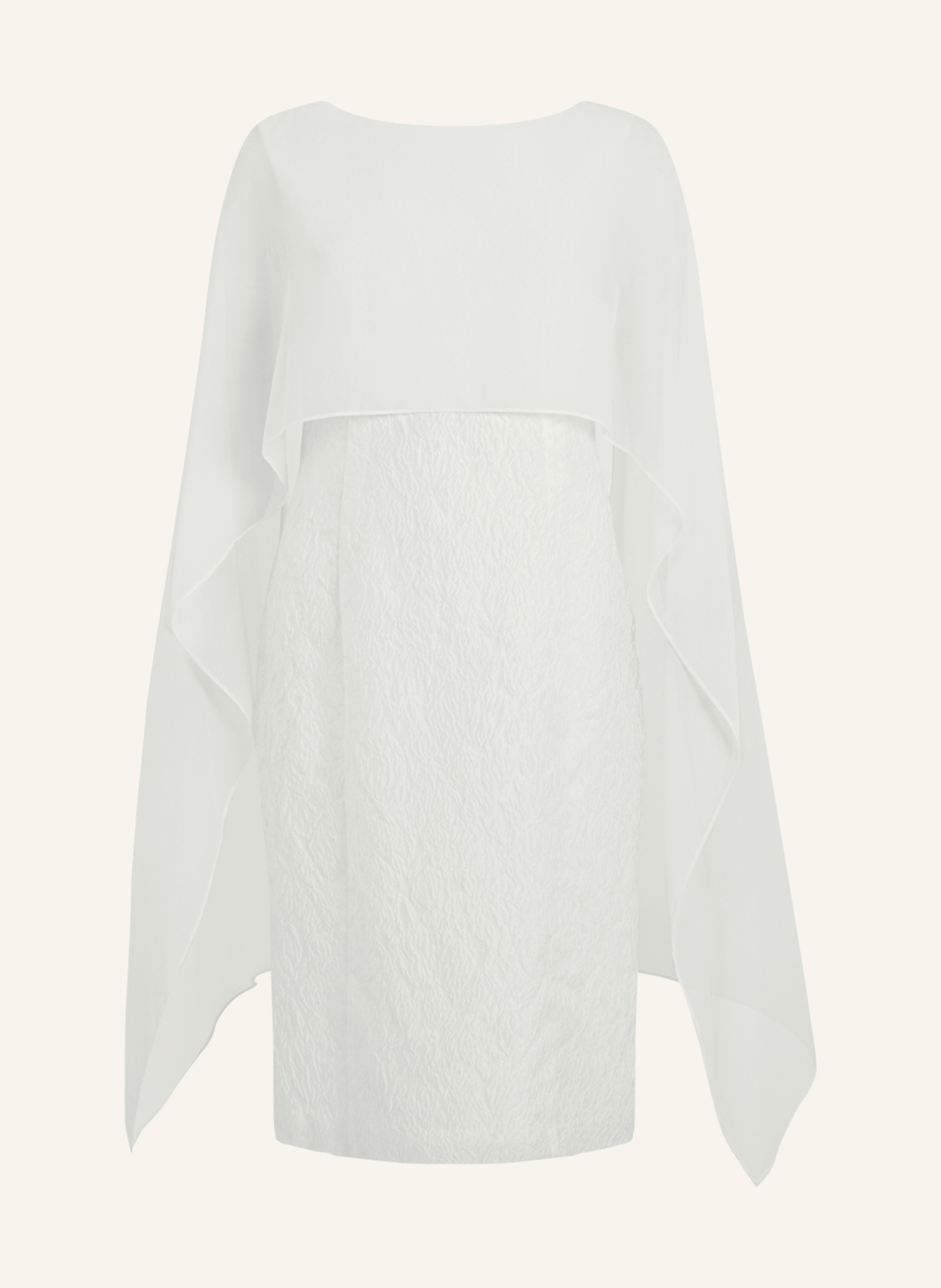 APART Kleid mit Cape: CREME