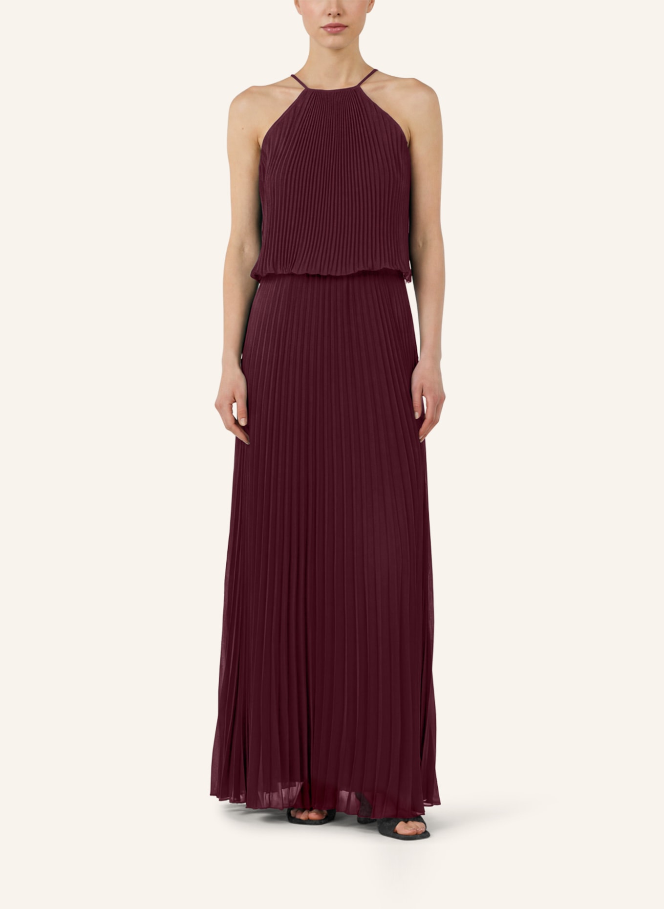 APART Chiffonkleid: ROT