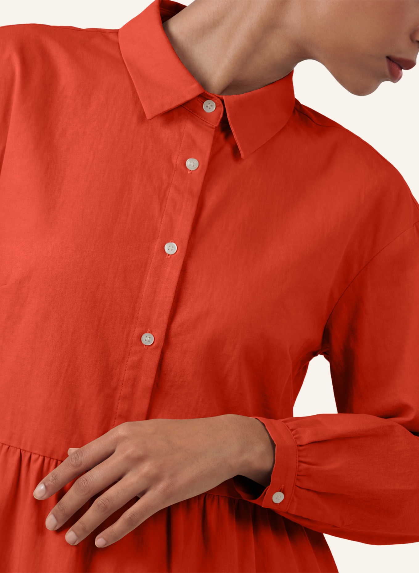 APART Midi Kleid: ORANGE