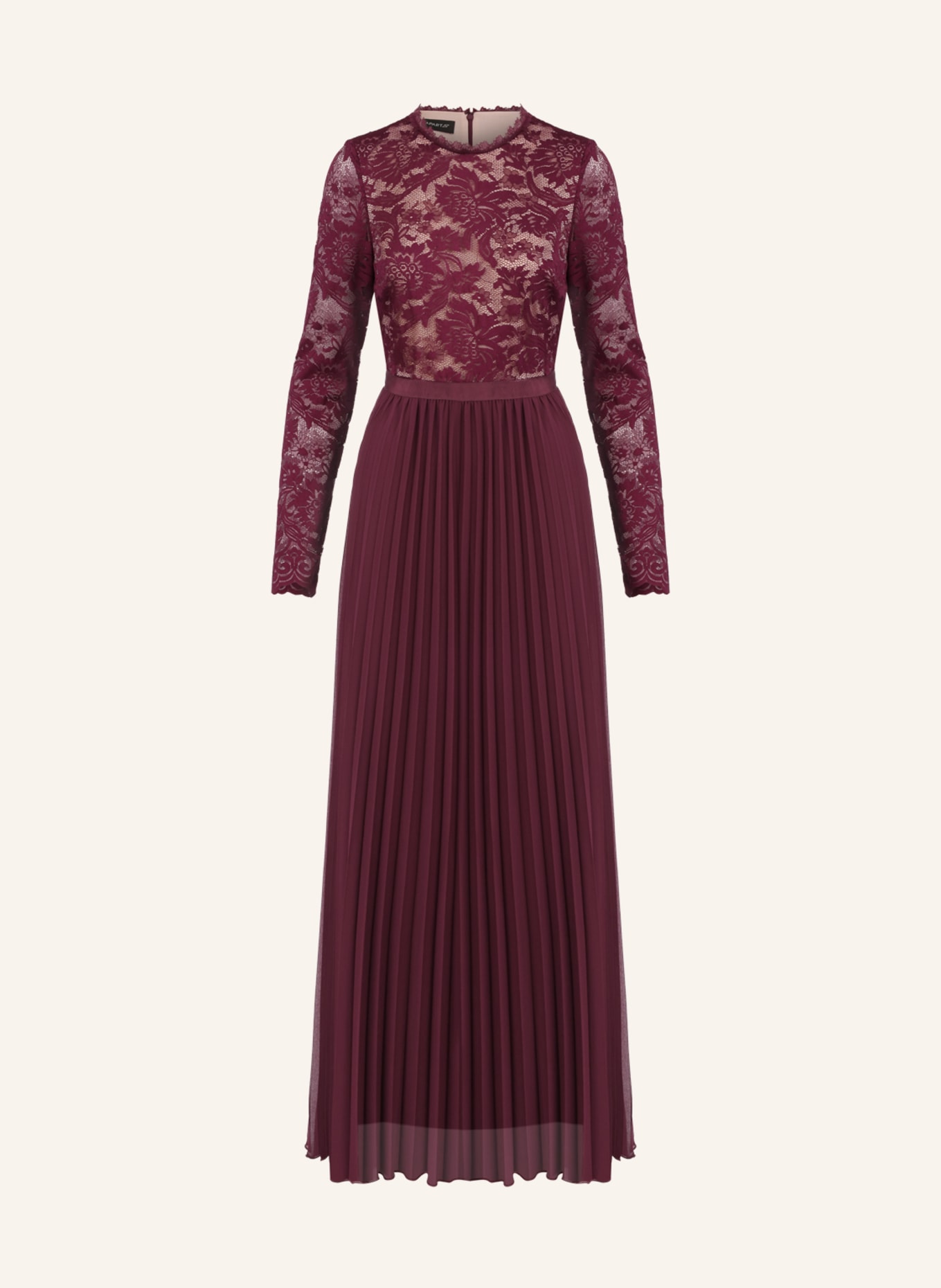 APART Abendkleid: ROT/ NUDE