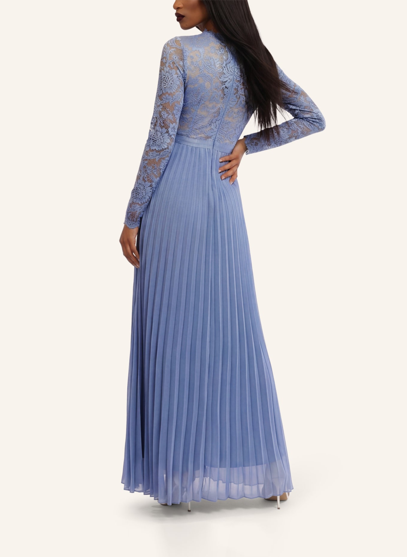 APART Abendkleid: HELLBLAU/ NUDE