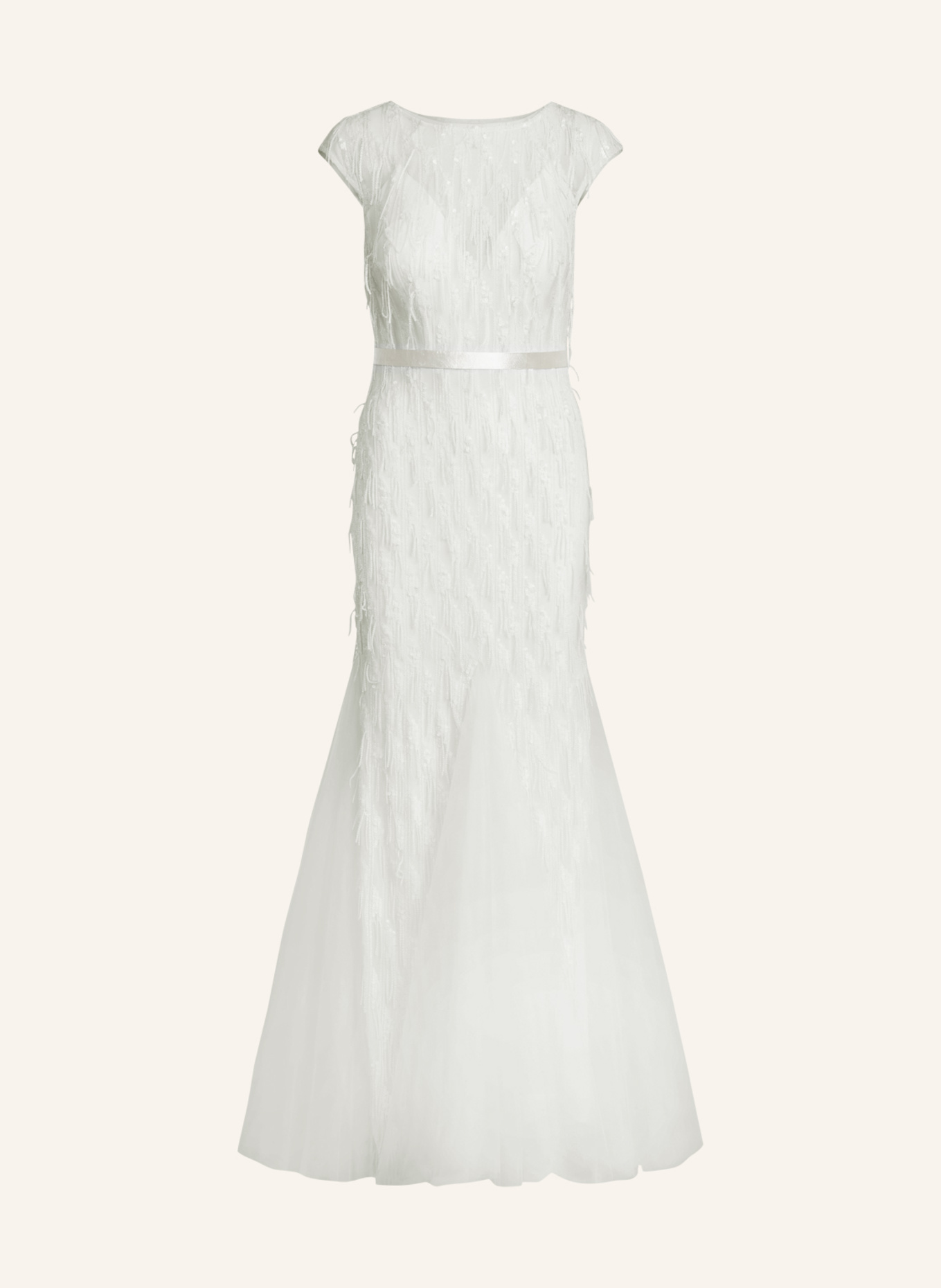 APART Paillettenkleid: CREME