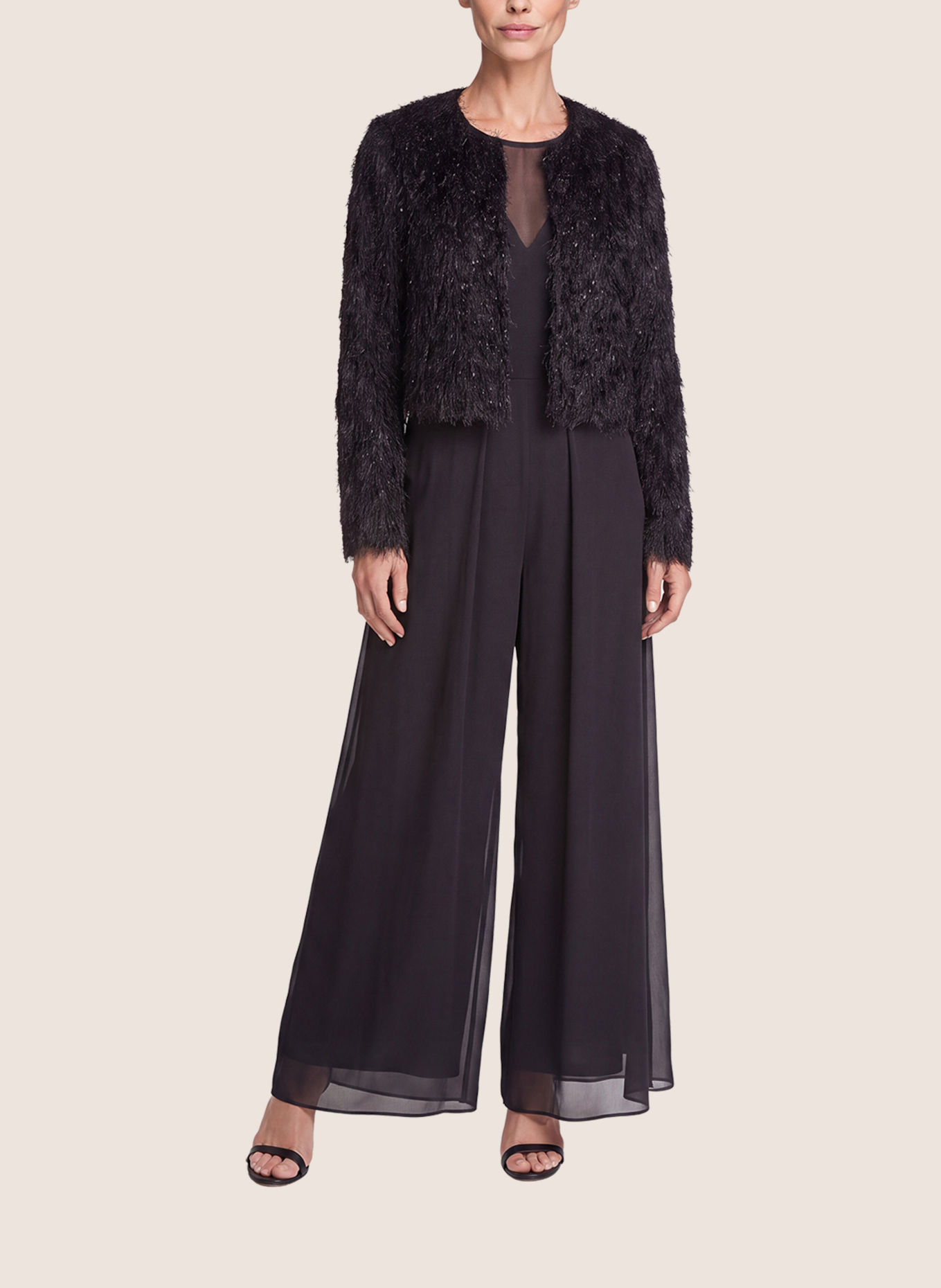 APART Fransenjacke: SCHWARZ