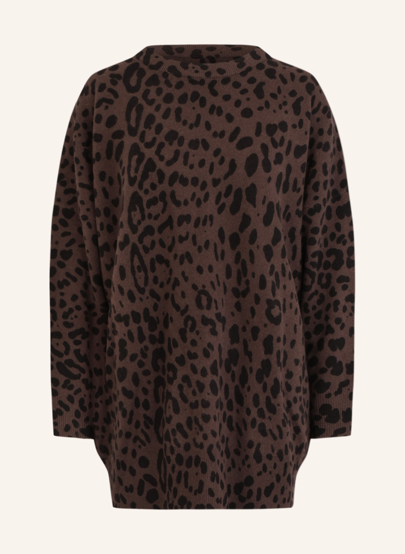 APART Oversized Pullover: BRAUN / SCHWARZ