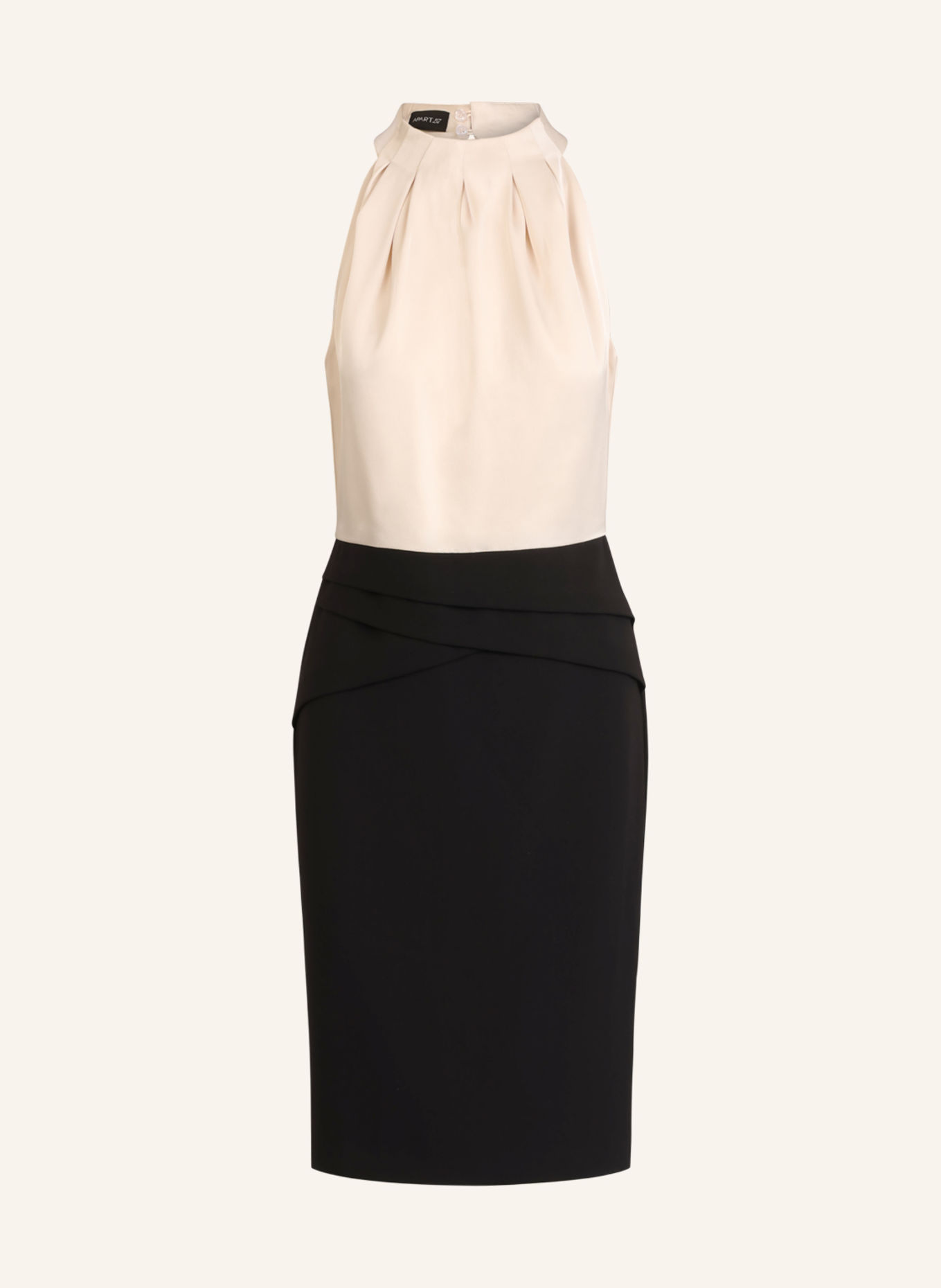 APART Etuikleid: SCHWARZ / BEIGE