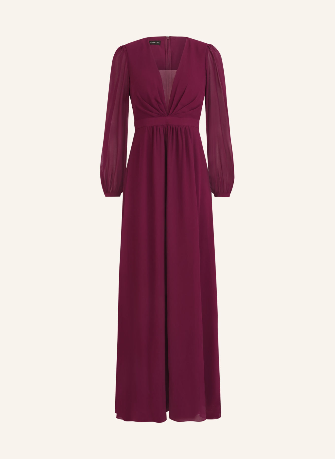 APART Chiffonkleid: ROT
