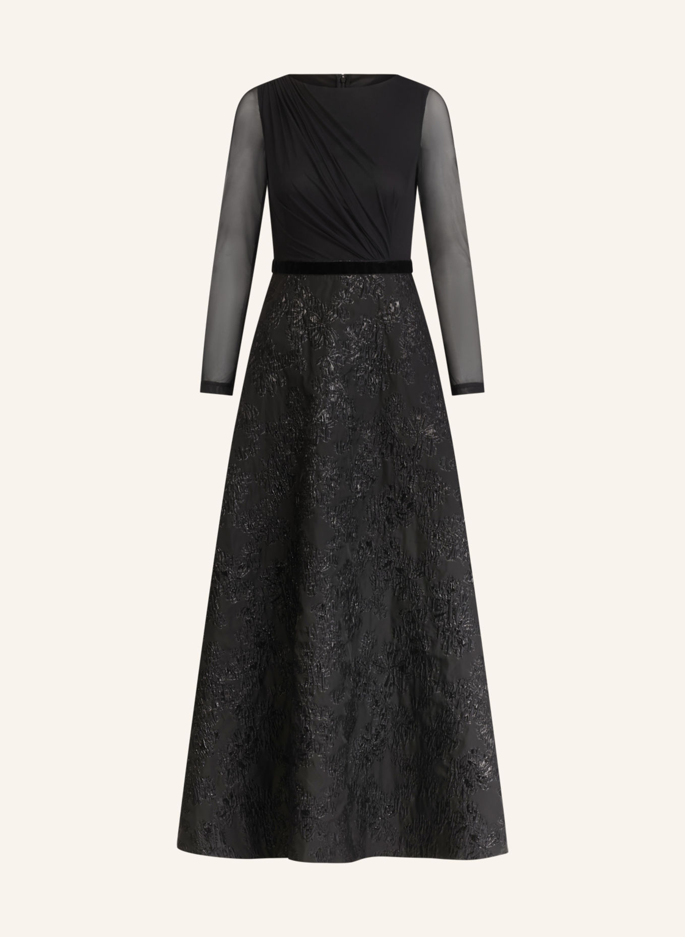 APART Langes Abendkleid: SCHWARZ