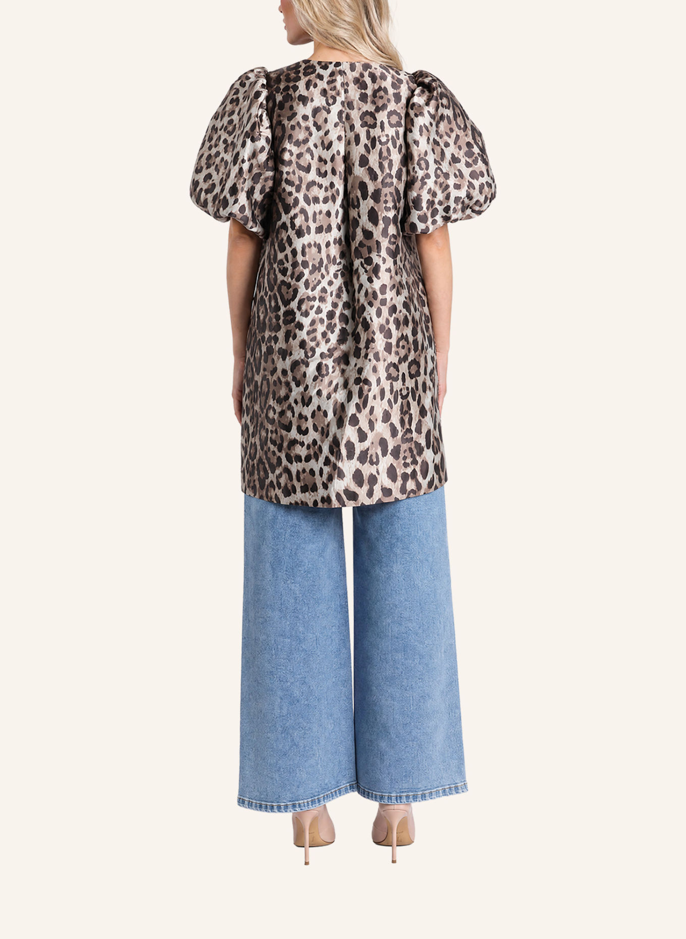 APART Maxi Blazer: BRAUN