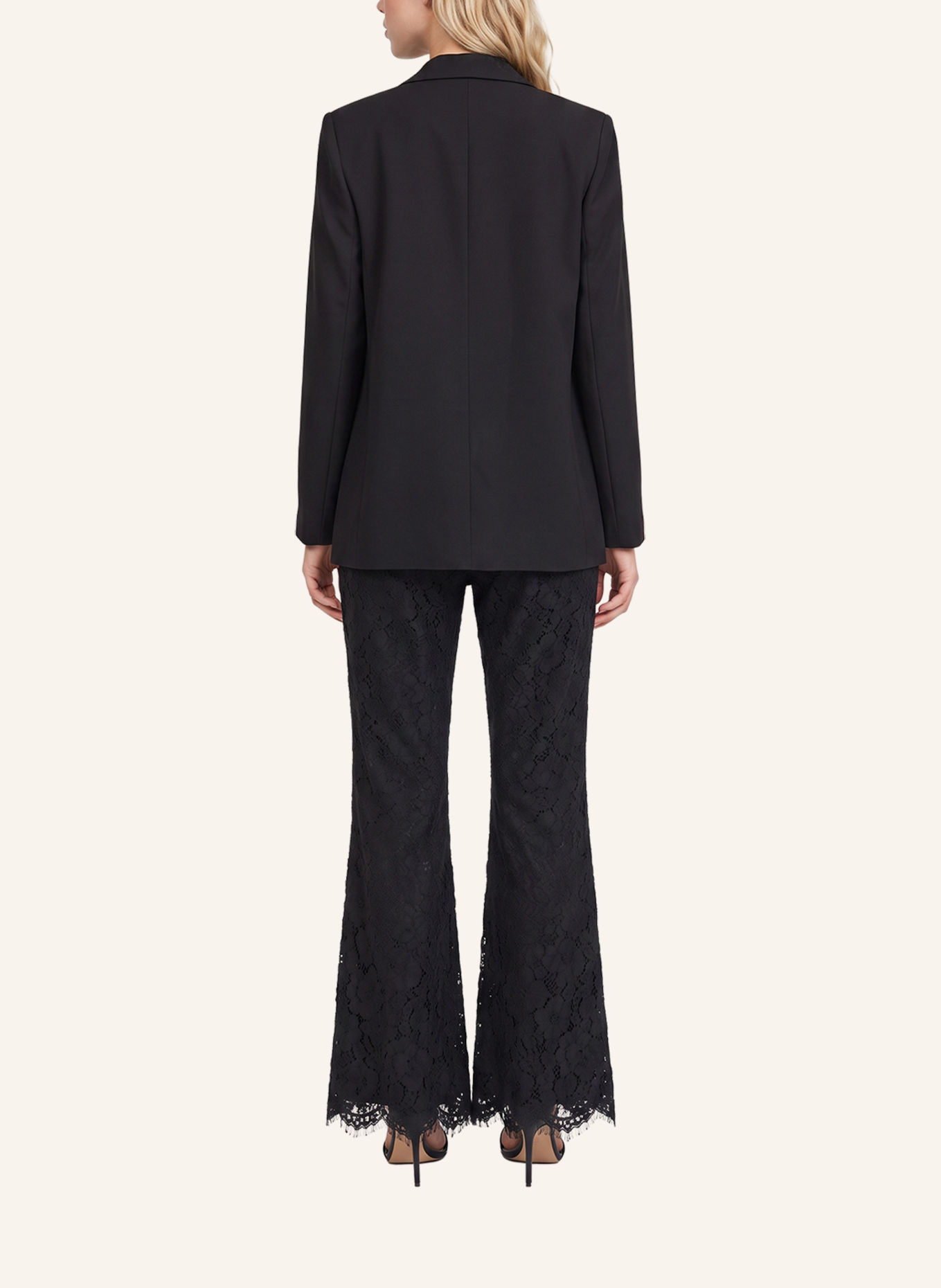 APART Spitzenhose: SCHWARZ
