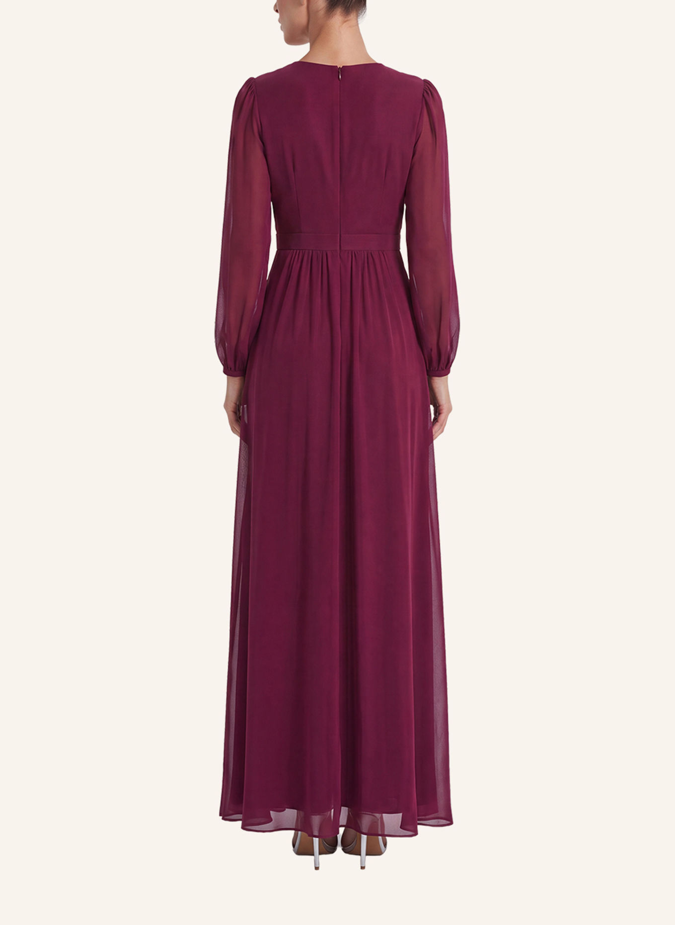 APART Chiffonkleid: ROT