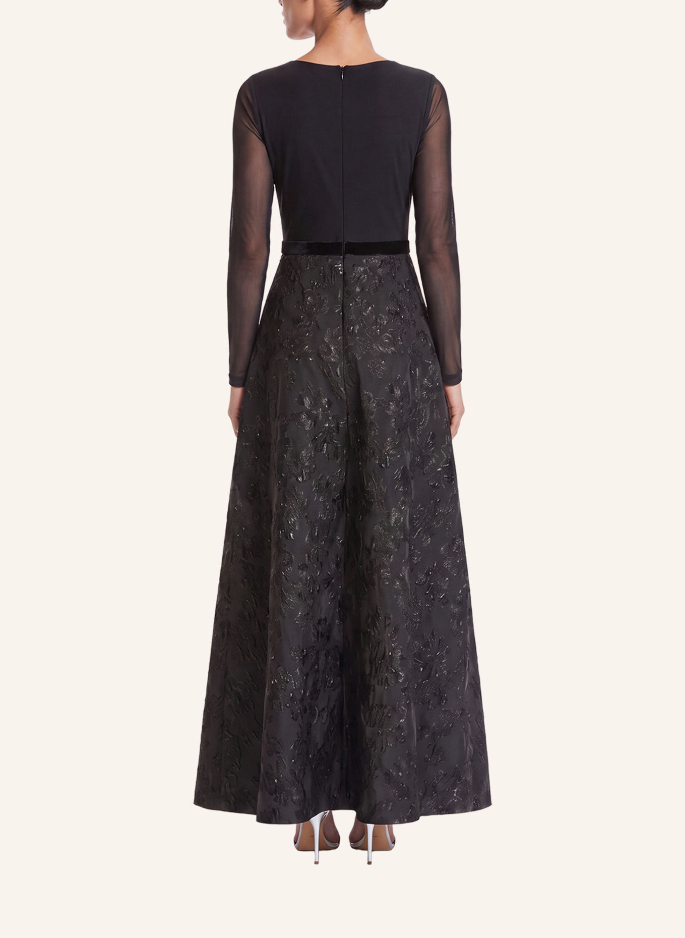 APART Langes Abendkleid: SCHWARZ