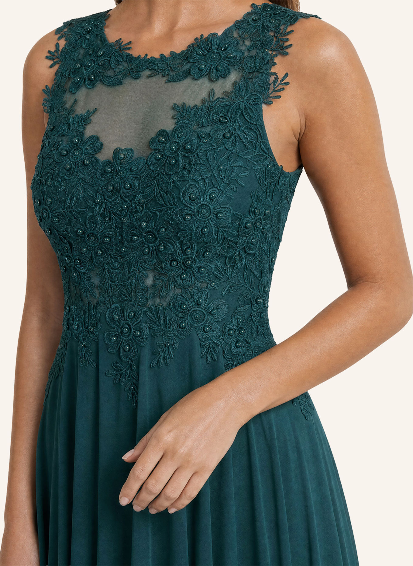 APART Cocktailkleid: DUNKELGRÜN