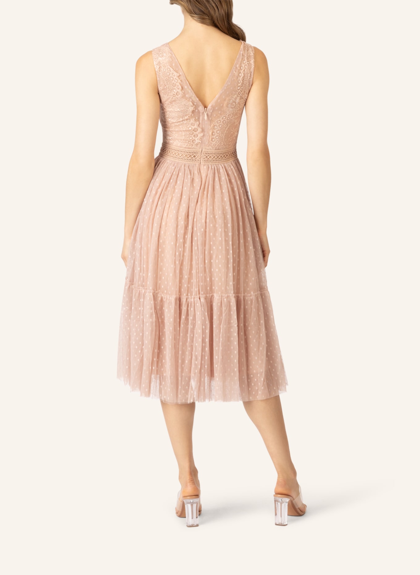 APART Kleid, Farbe: BEIGE (Bild 2)