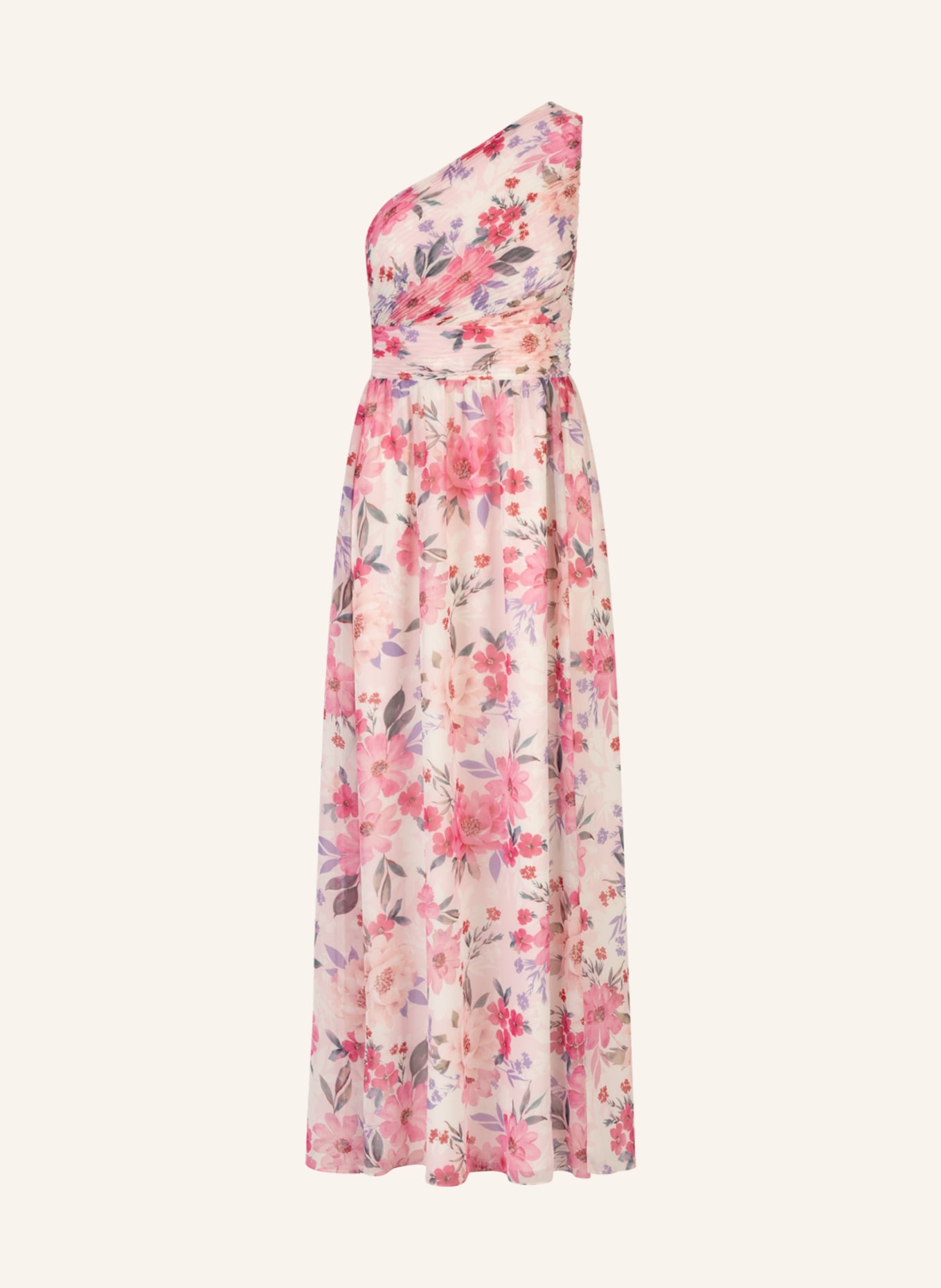 APART One-Shoulder Abendkleid, Farbe: ROSA (Bild 1)