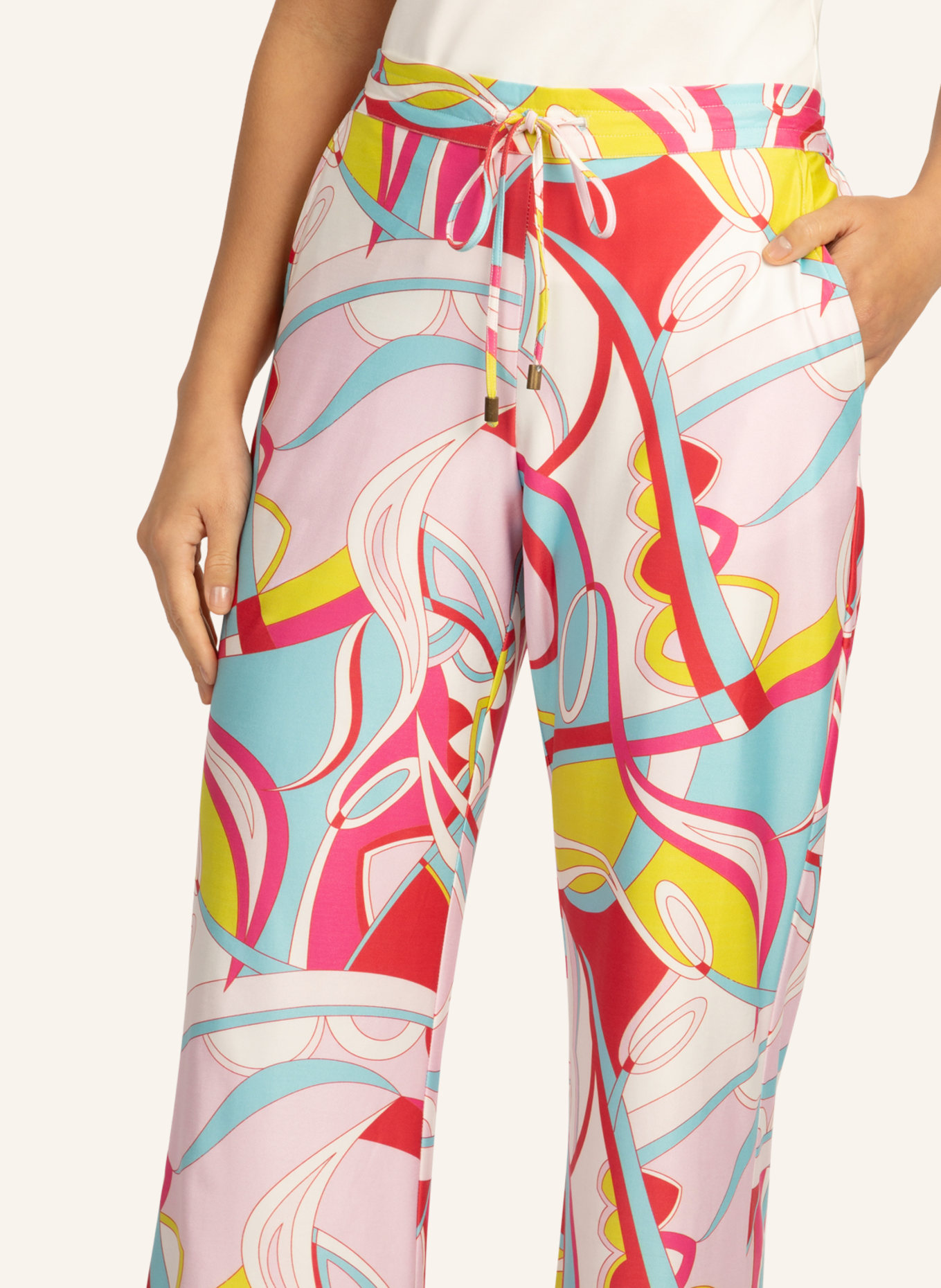 mint & mia Hose mit Muster, Farbe: ROSA (Bild 3)