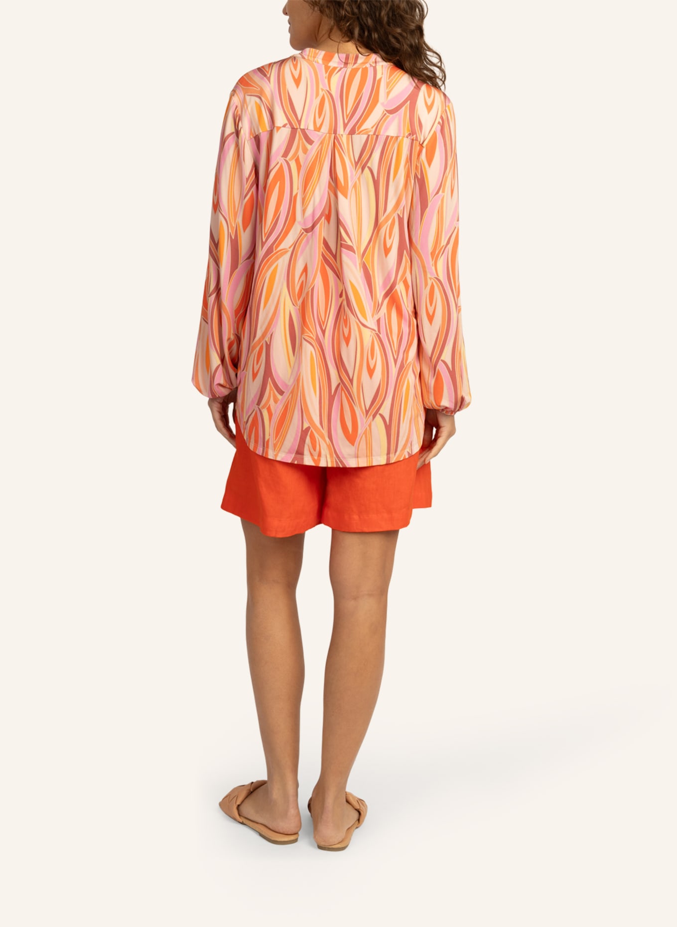 mint & mia Jersey Bluse, Farbe: ROSA/ ROT/ CREME (Bild 2)