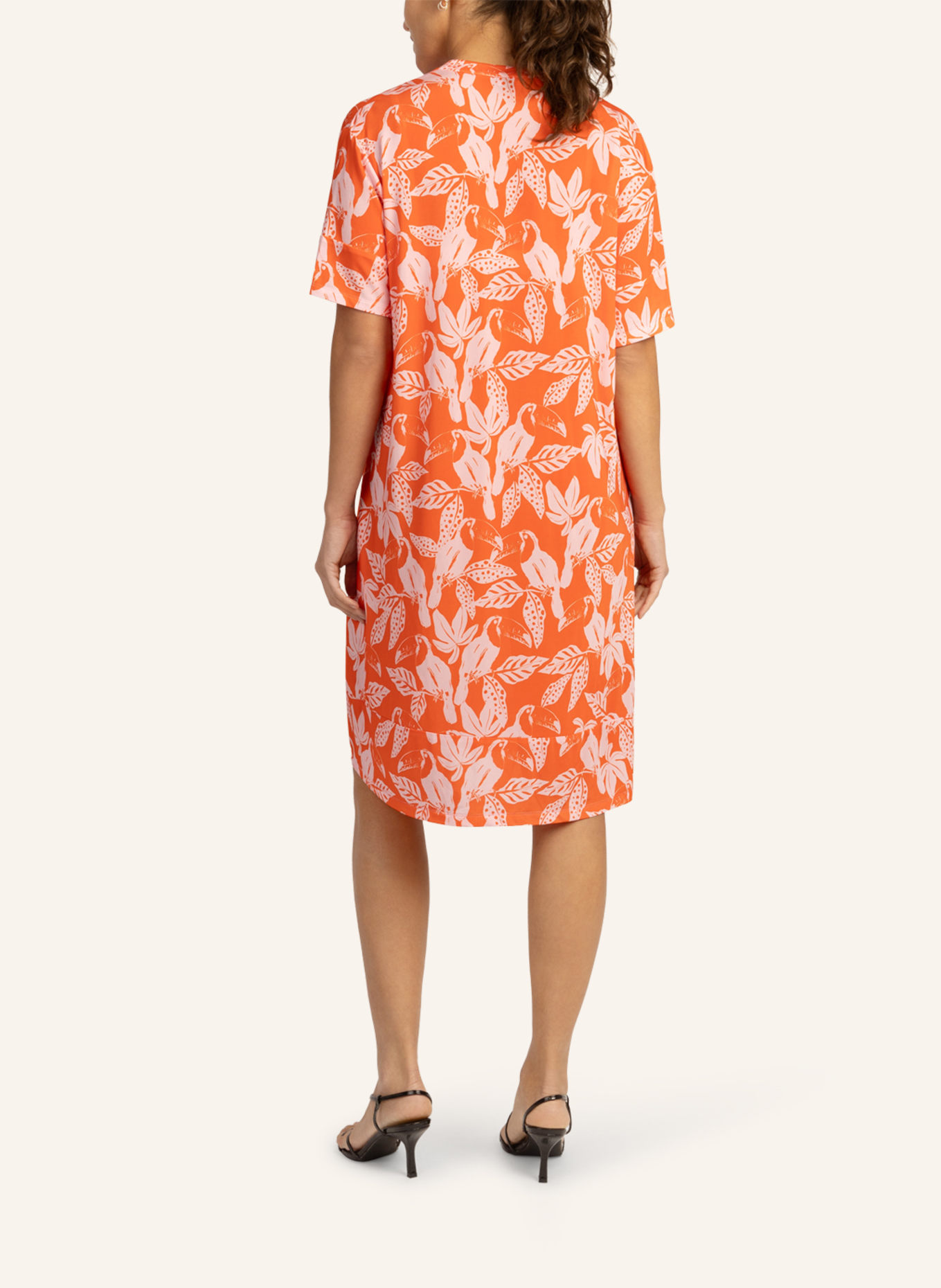mint & mia Jersey Kleid, Farbe: ROSA/ ROT (Bild 2)