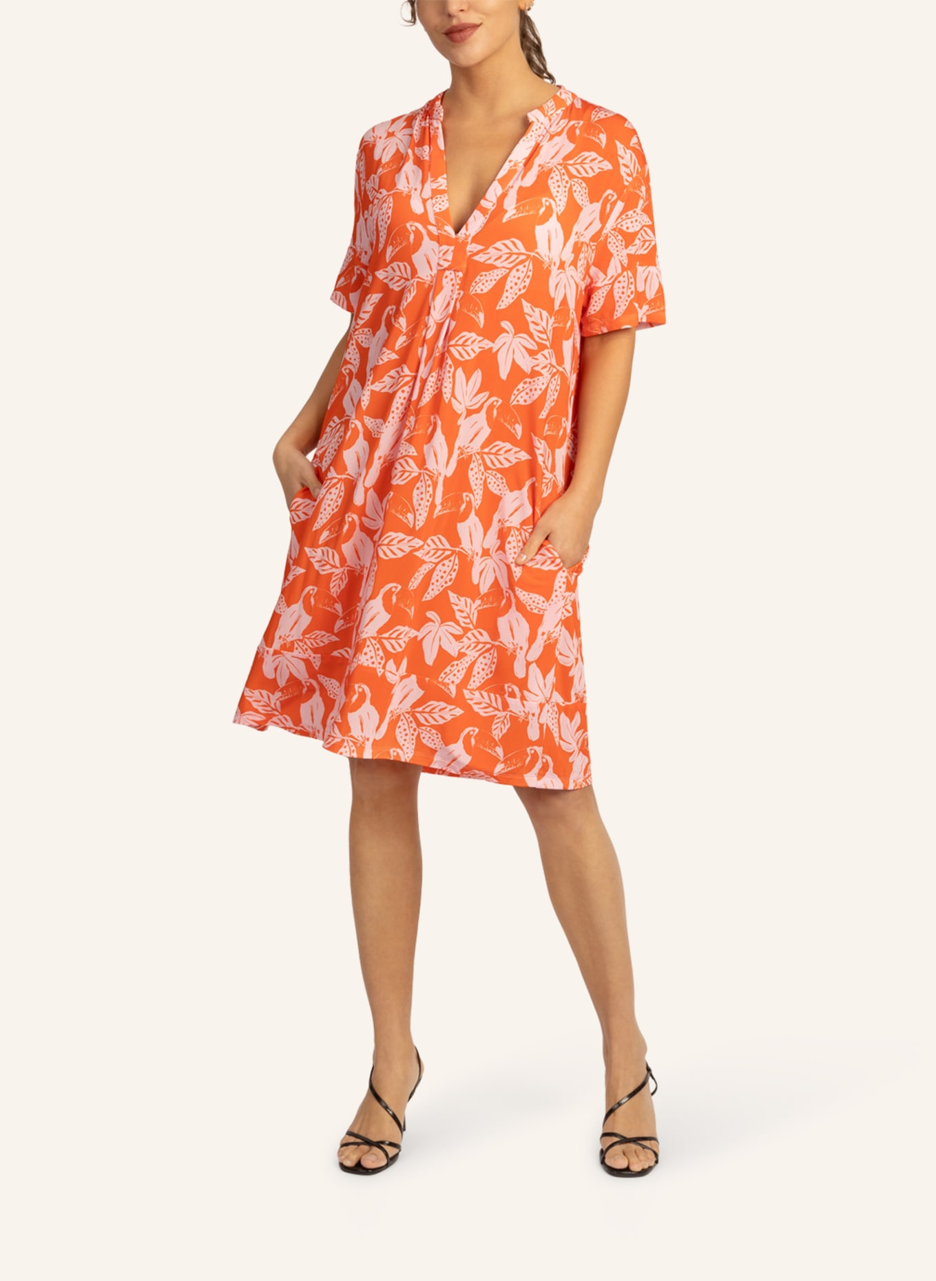 mint & mia Jersey Kleid, Farbe: ROSA/ ROT (Bild 4)