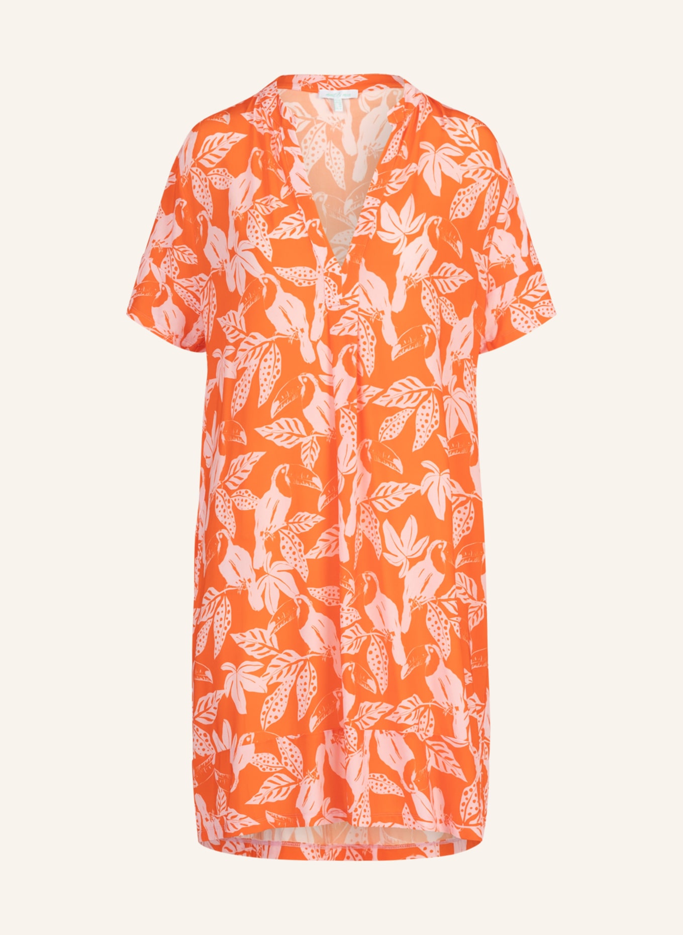 mint & mia Jersey Kleid, Farbe: ROSA/ ROT (Bild 1)