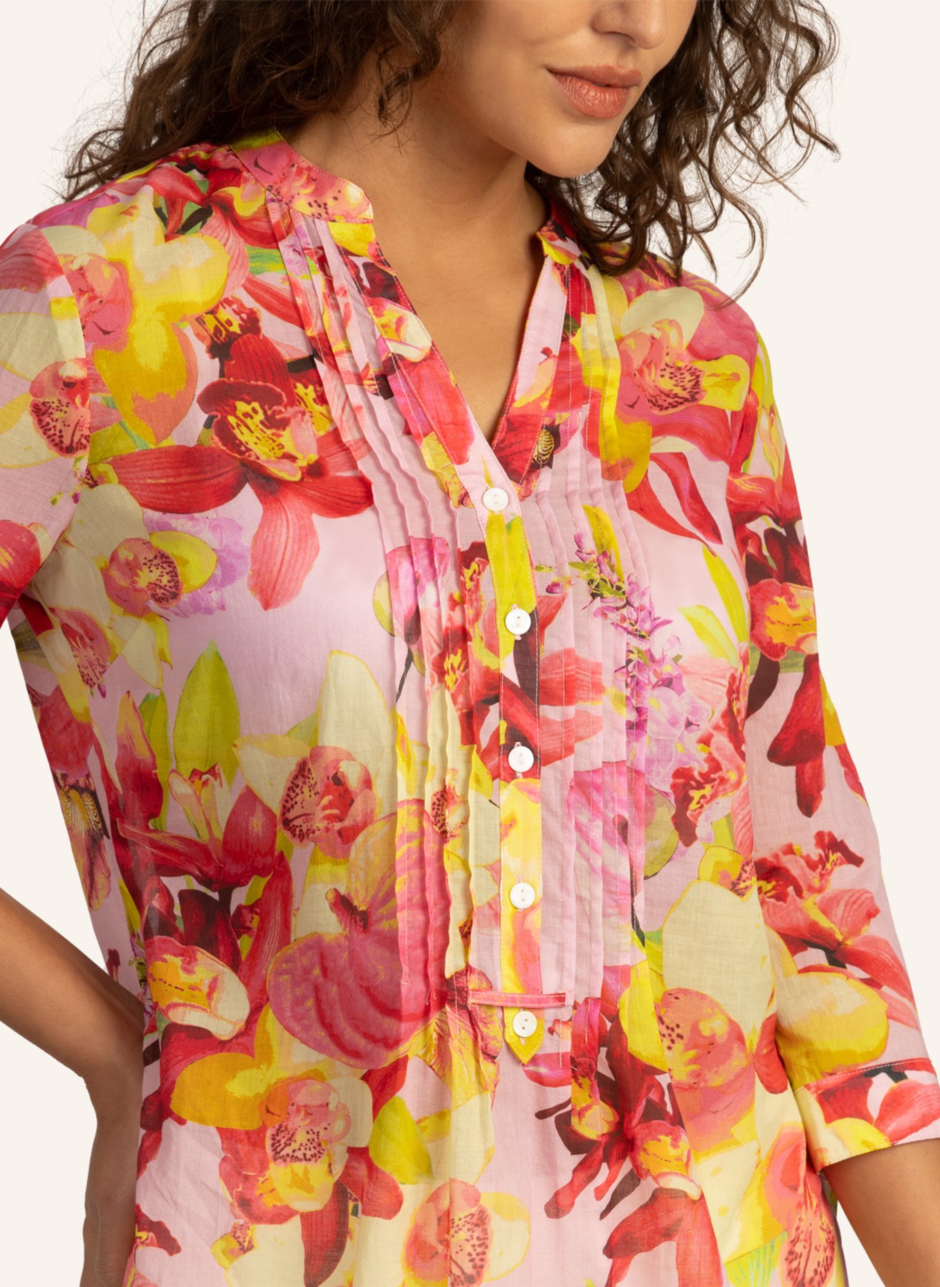 mint & mia Bluse aus Baumwolle, Farbe: ROSA (Bild 3)