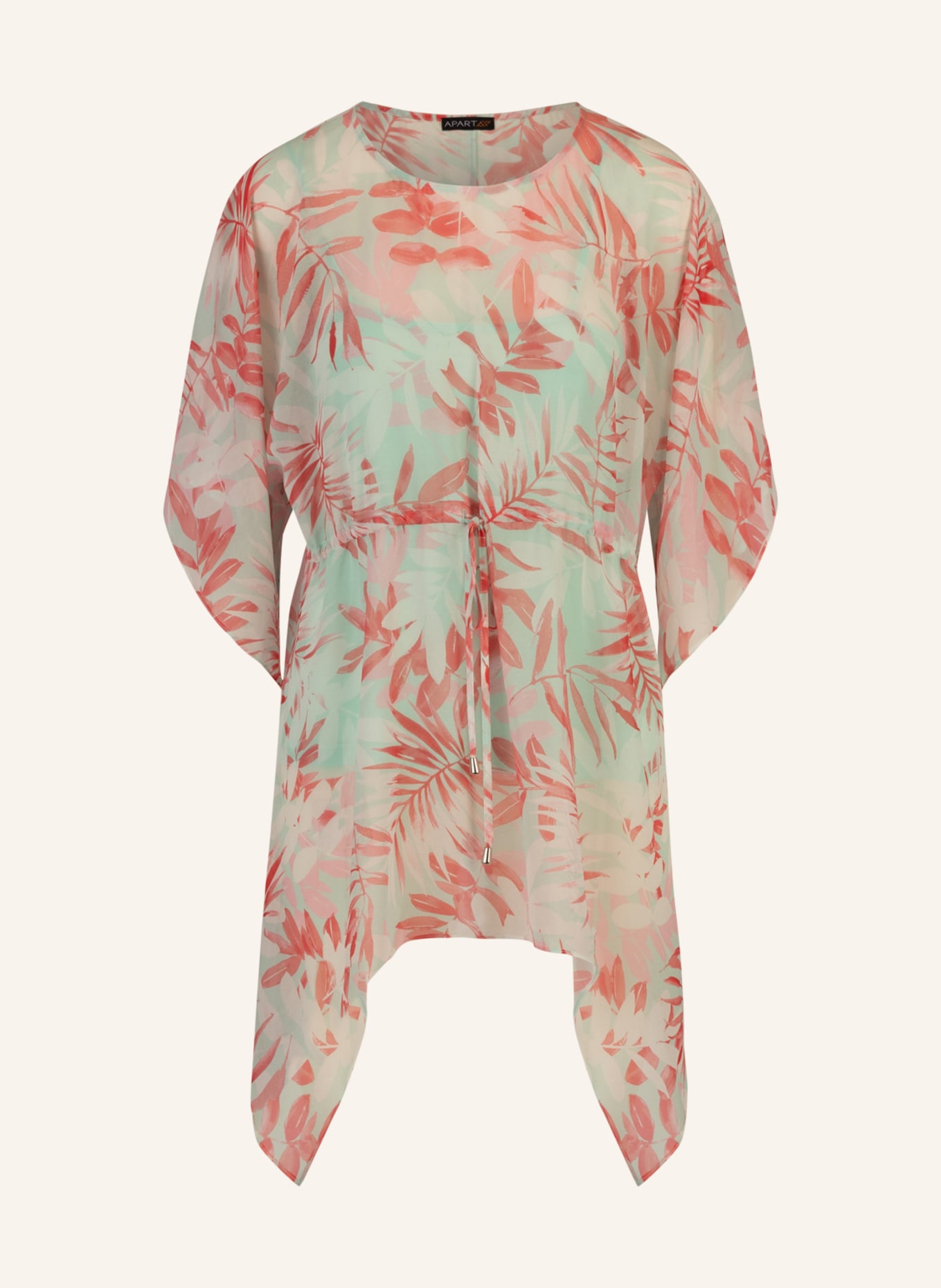 APART Asymmetrische Bluse, Farbe: MINT/ WEISS/ GRÜN (Bild 1)