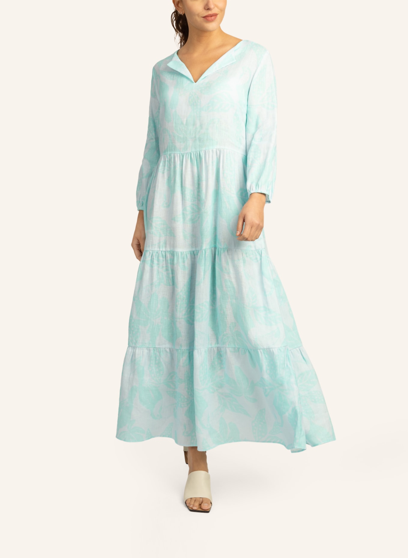 mint & mia Leinen Kleid, Farbe: HELLBLAU (Bild 4)
