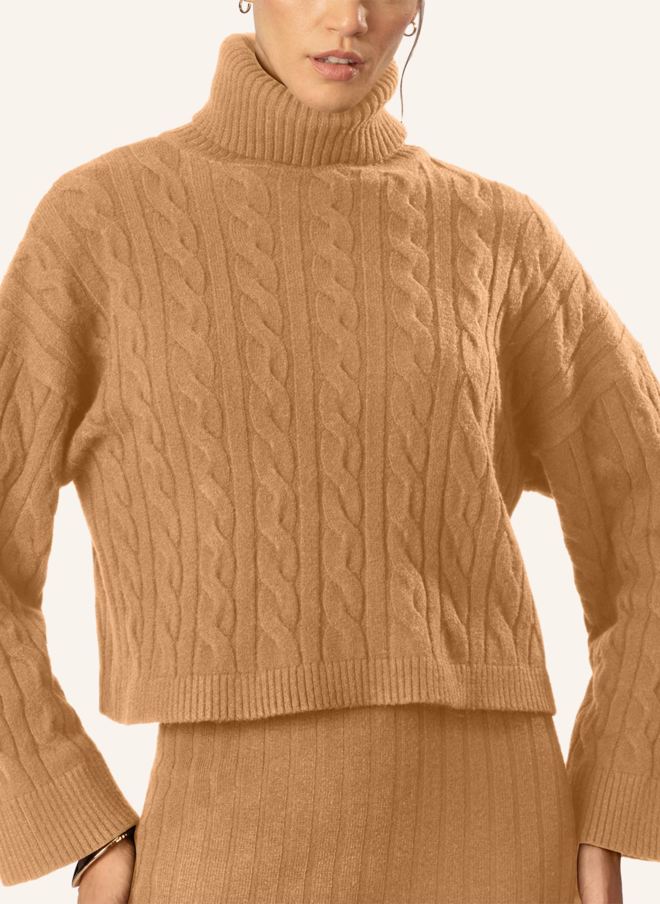 APART Strickkleid mit Pullover, Farbe: COGNAC (Bild 5)