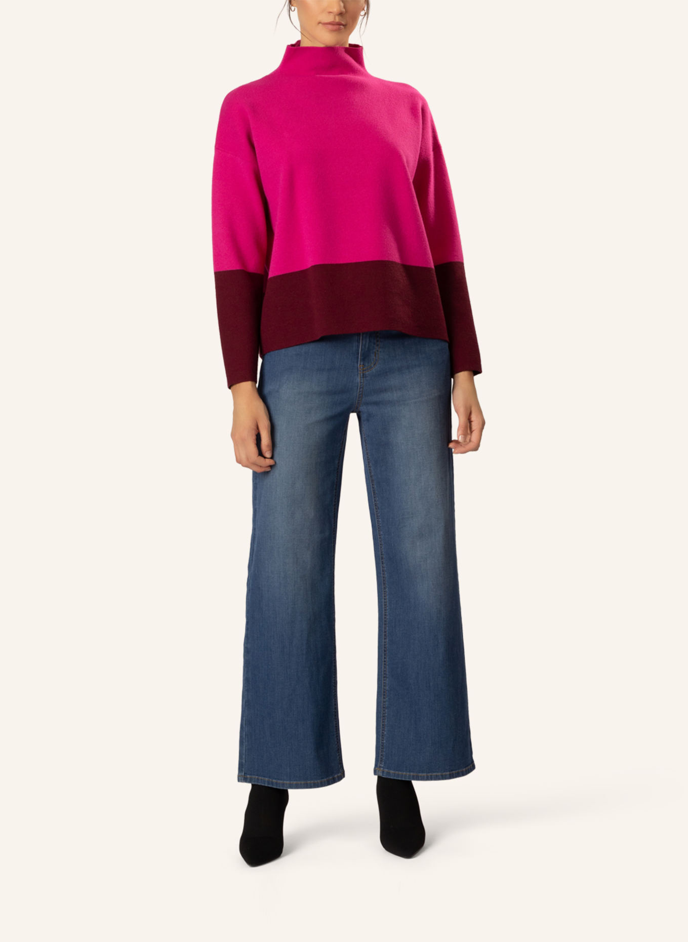 APART Oversized Pullover, Farbe: PINK/ ROT (Bild 4)