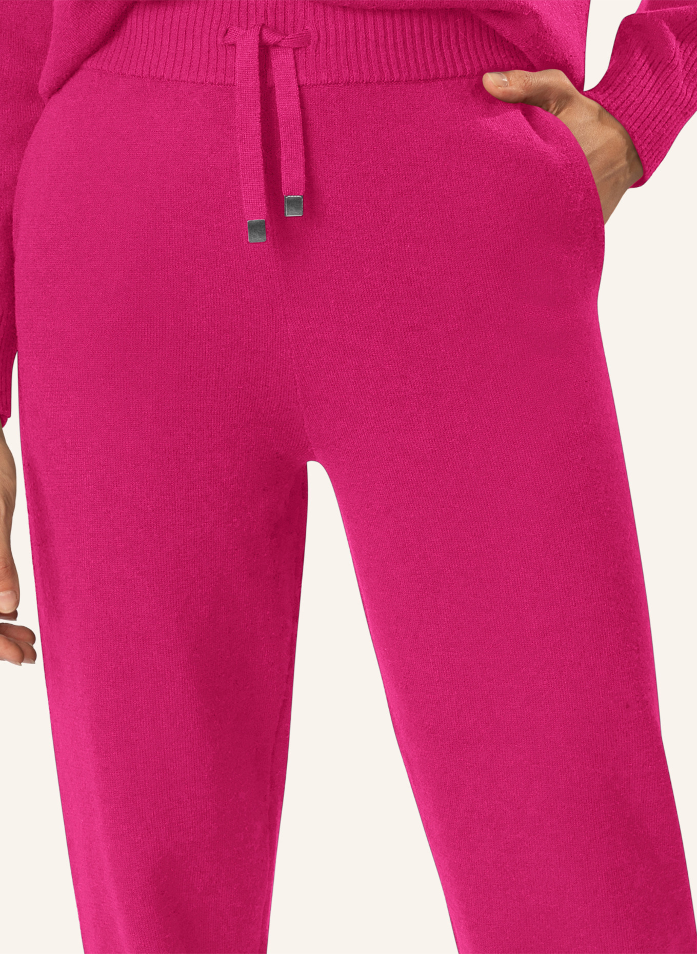 APART Strick-Jogpants, Farbe: PINK (Bild 3)