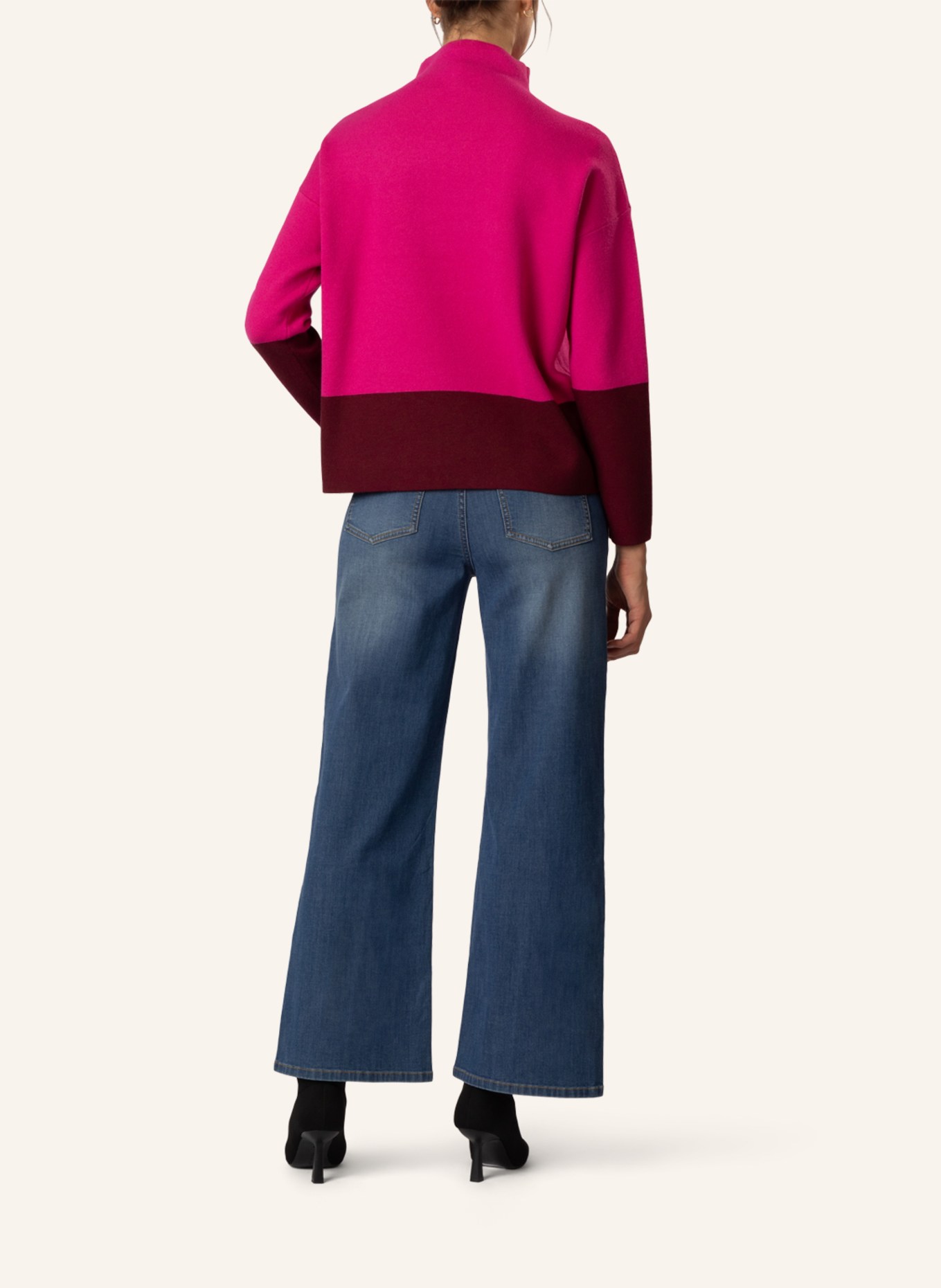 APART Oversized Pullover, Farbe: PINK/ ROT (Bild 2)