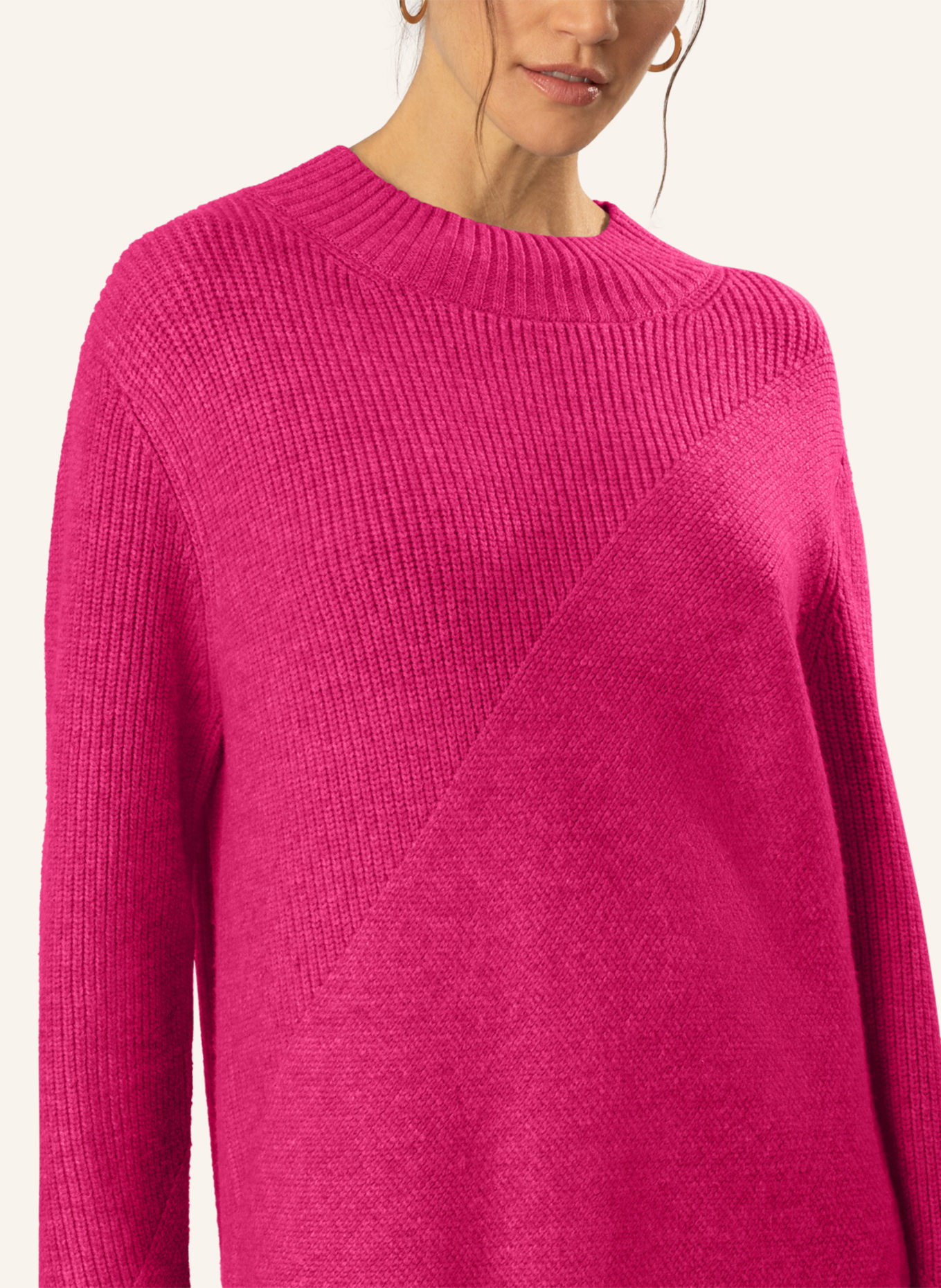 APART Oversized Strickkleid, Farbe: PINK (Bild 3)