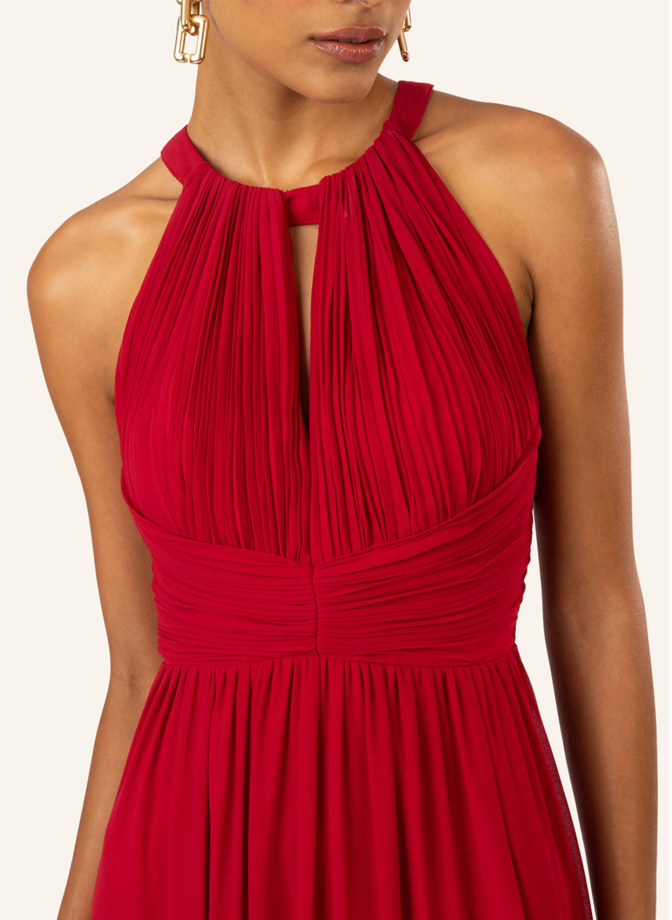 APART Langes Chiffon Kleid, Farbe: ROT (Bild 3)