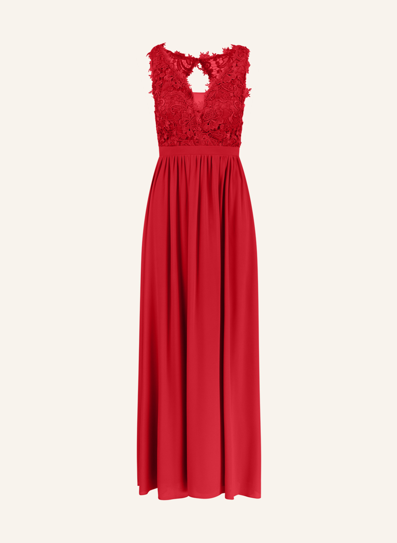 APART Langes Chiffon Kleid, Farbe: ROT (Bild 1)