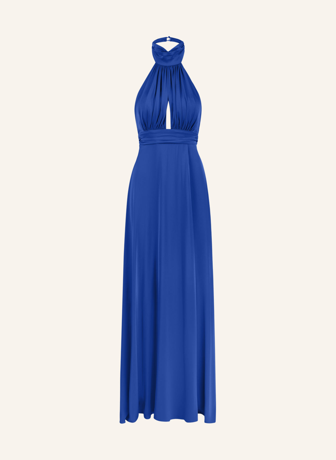 APART Langes Satin Kleid, Farbe: DUNKELBLAU (Bild 1)