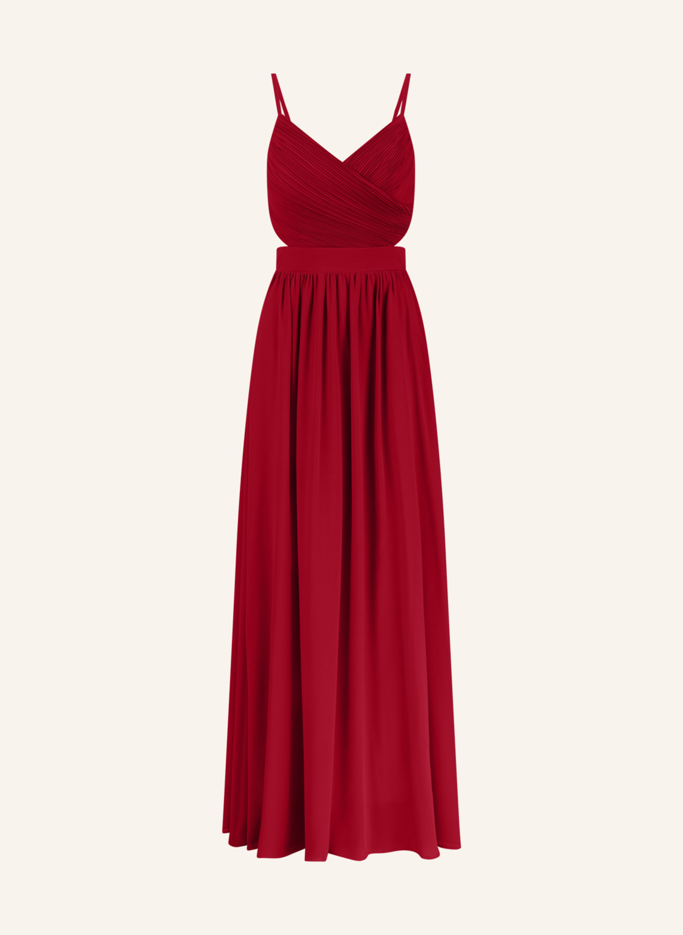 APART Langes Chiffon Kleid, Farbe: ROT (Bild 1)