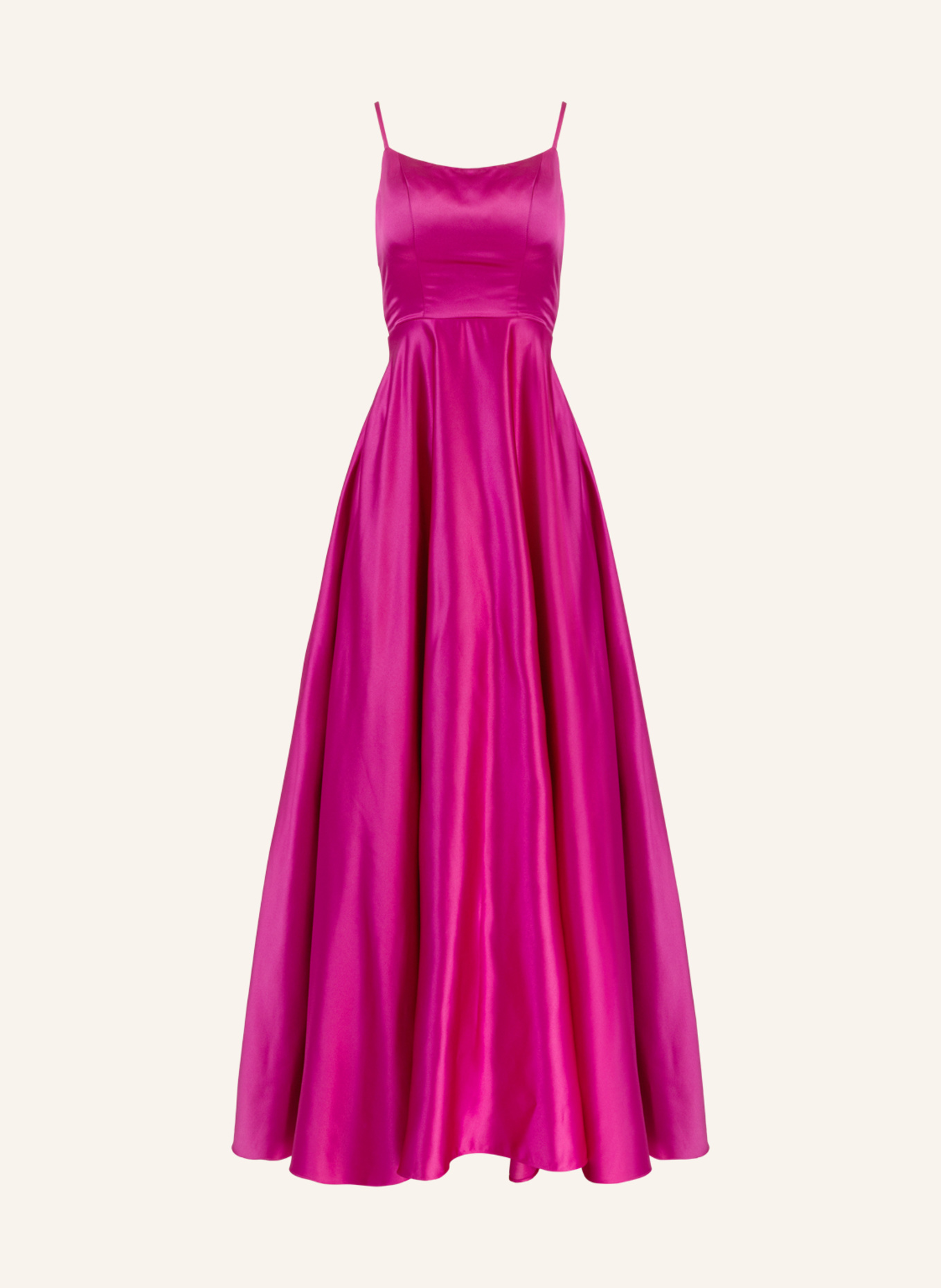 APART Langes Satin Kleid, Farbe: FUCHSIA (Bild 1)