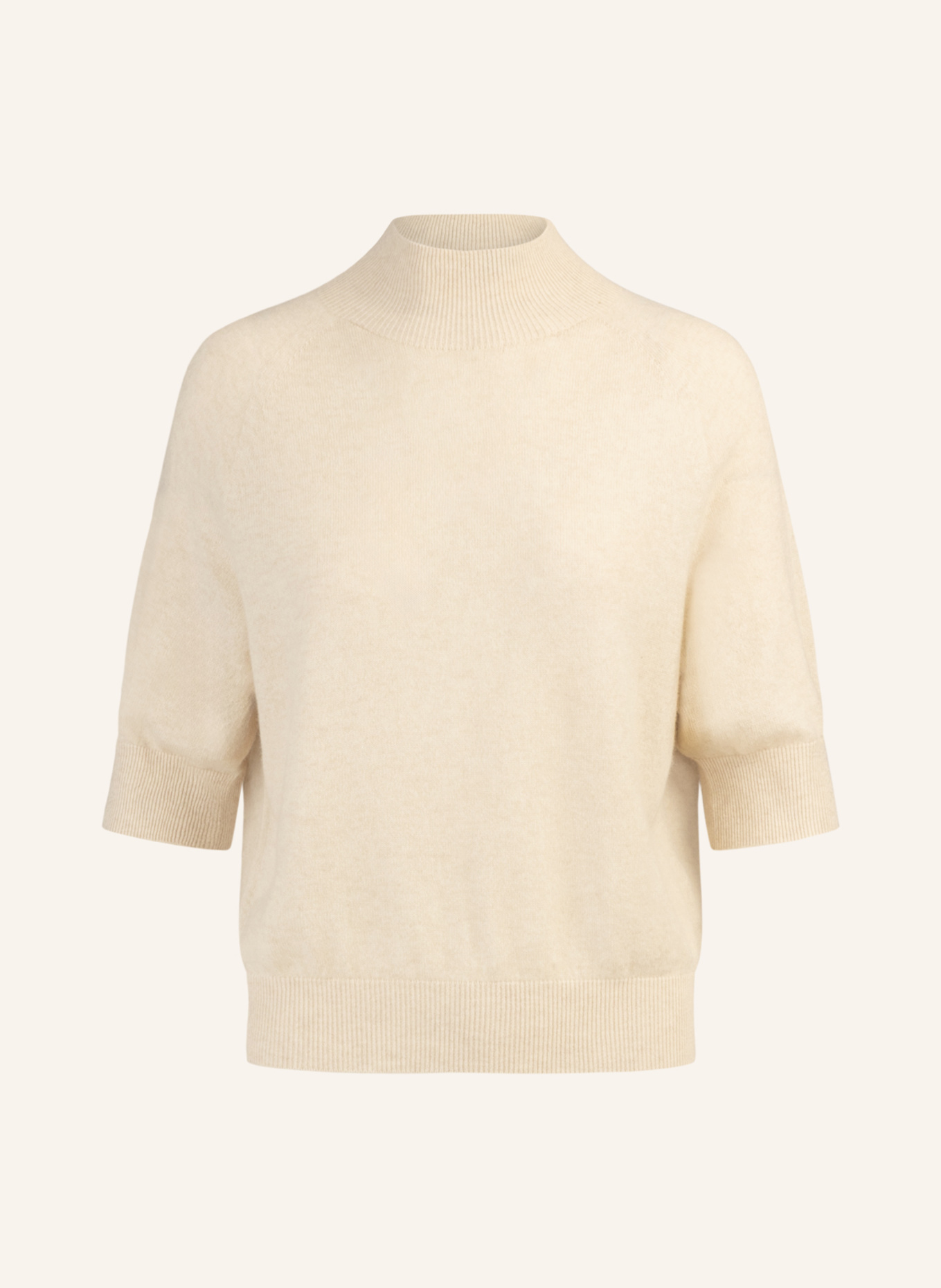 mint & mia Kurzarm Pullover, Farbe: CREME (Bild 1)