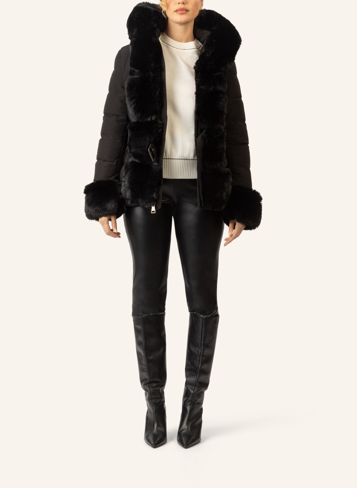 APART Winterjacke: SCHWARZ