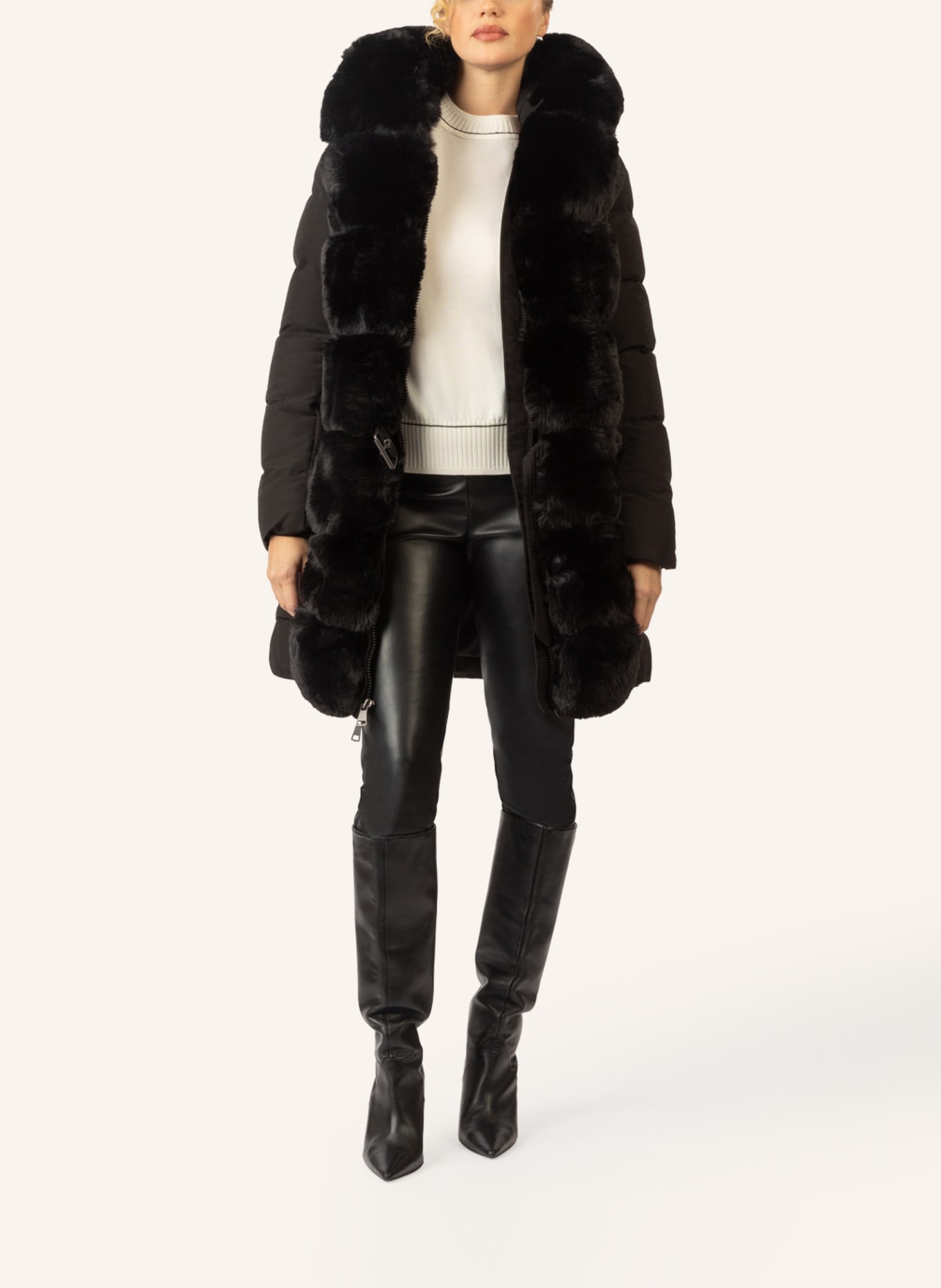 APART Winterjacke: SCHWARZ